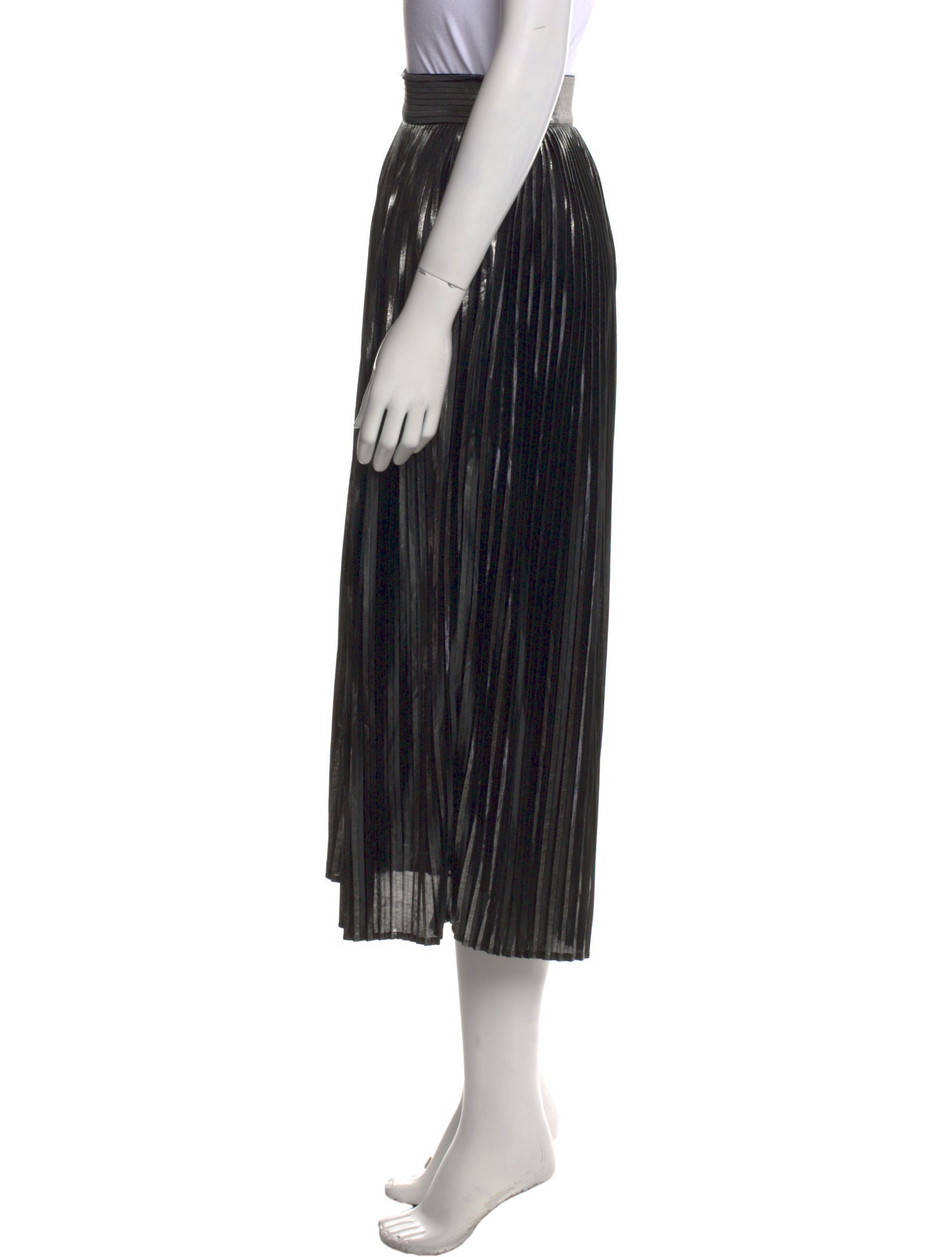 BA&SH Pleated Accents Midi Length Skirt w/ Tags