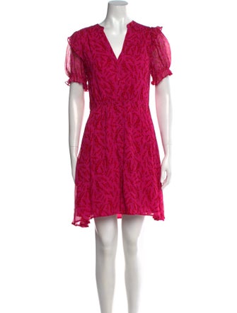 BA&SH Floral Print Mini Dress