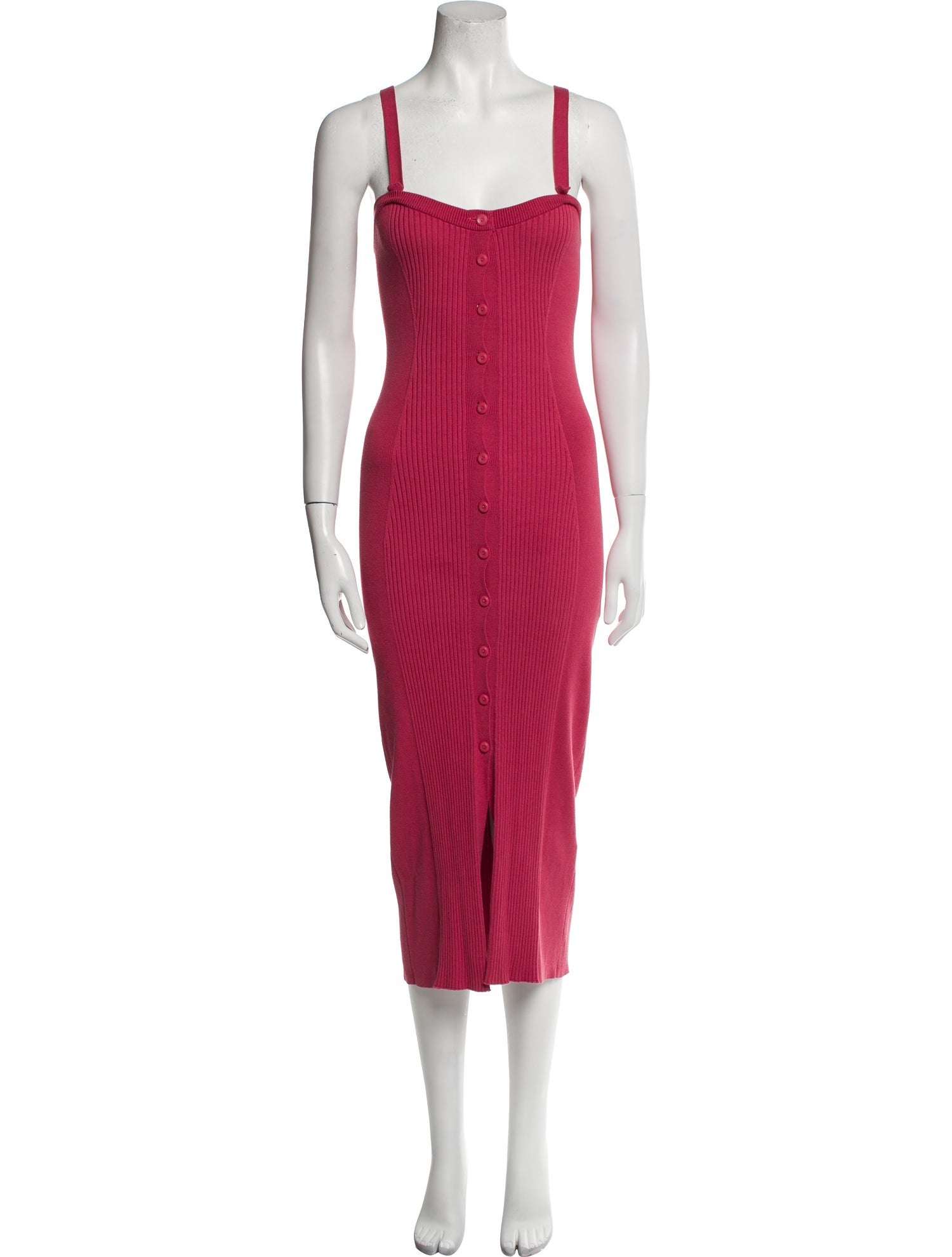 BA&SH Square Neckline Long Dress