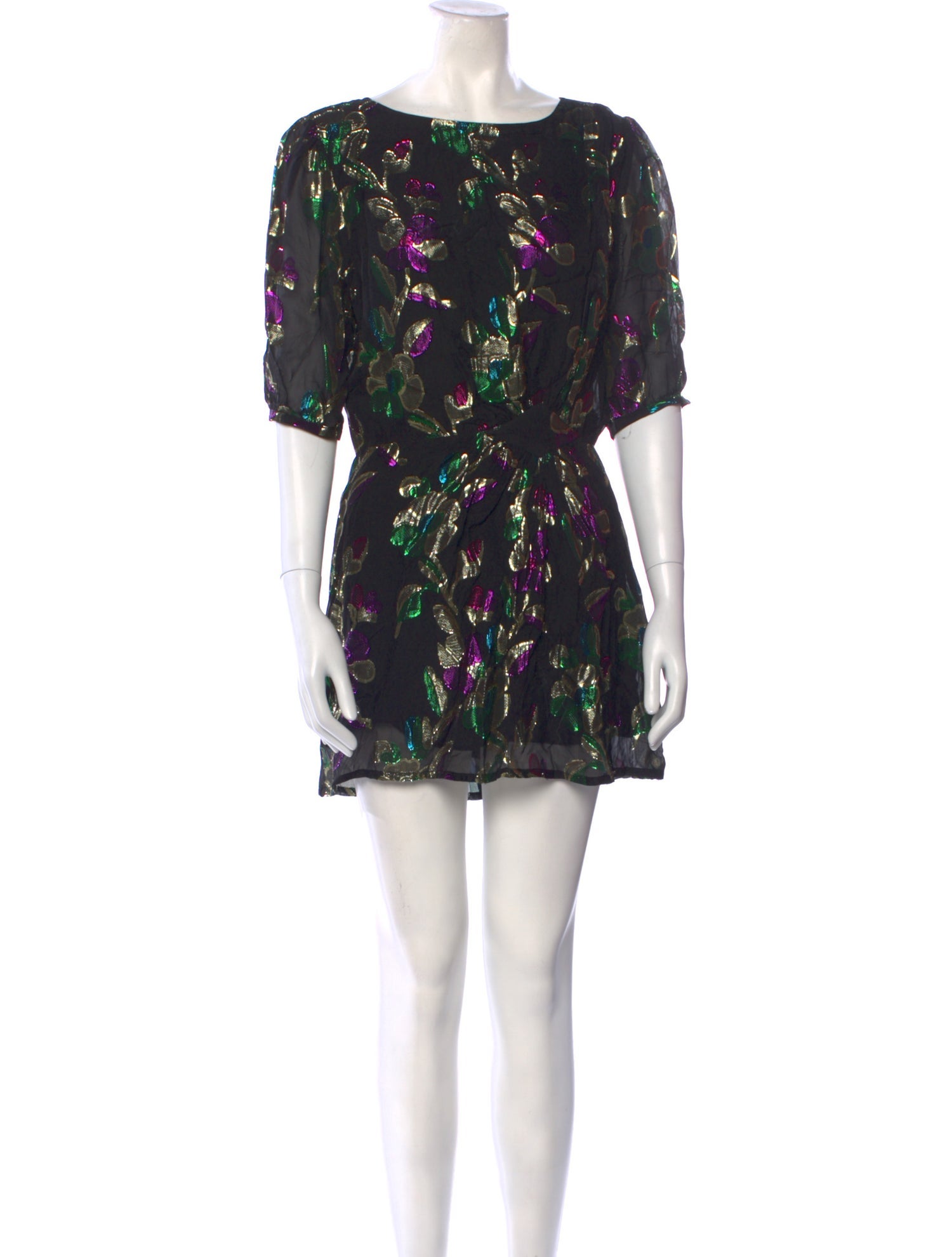 BA&SH Floral Print Mini Dress