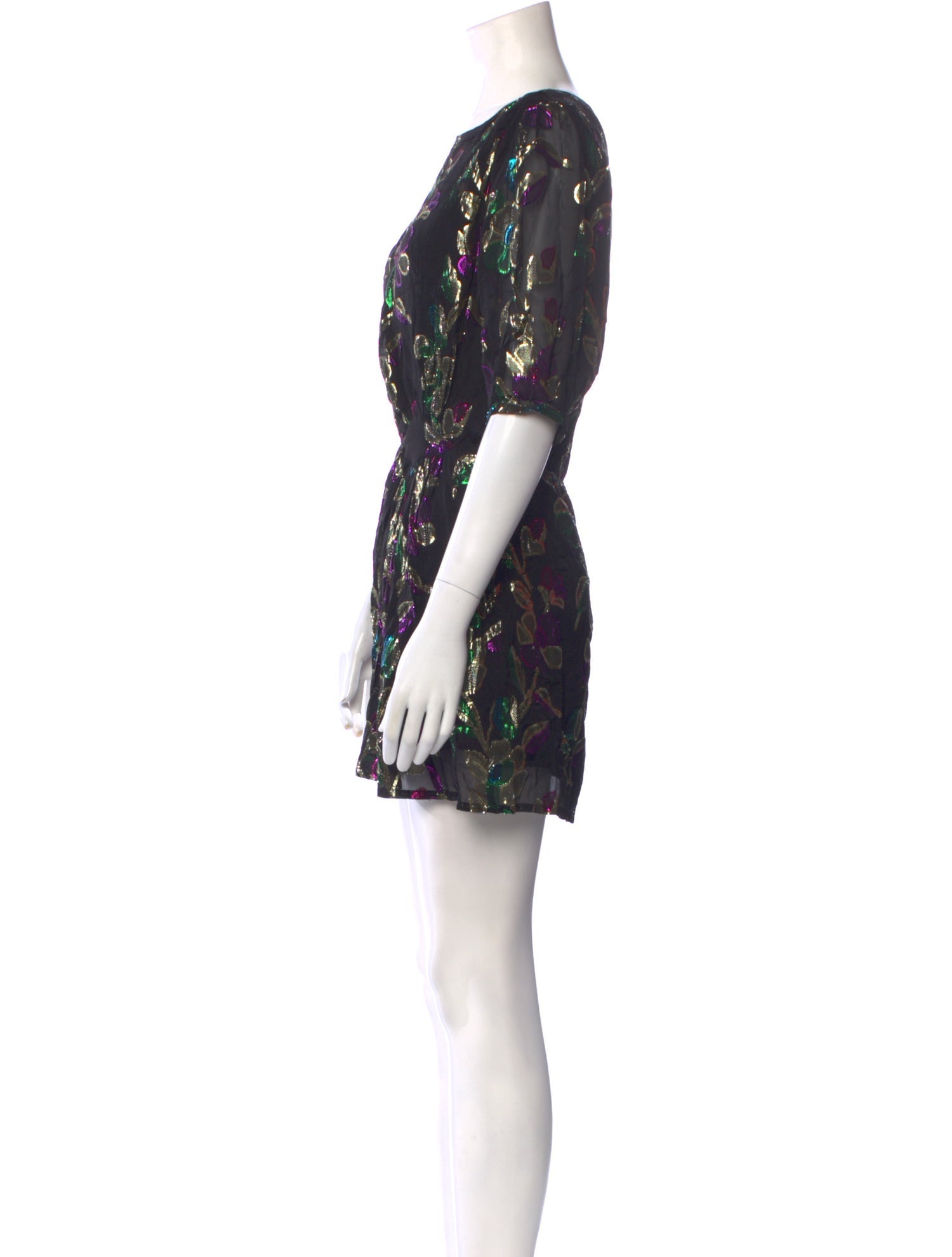 BA&SH Floral Print Mini Dress
