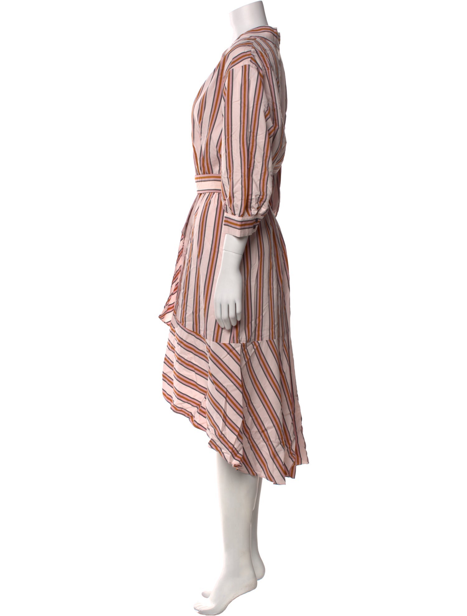 BA&SH Striped Long Dress