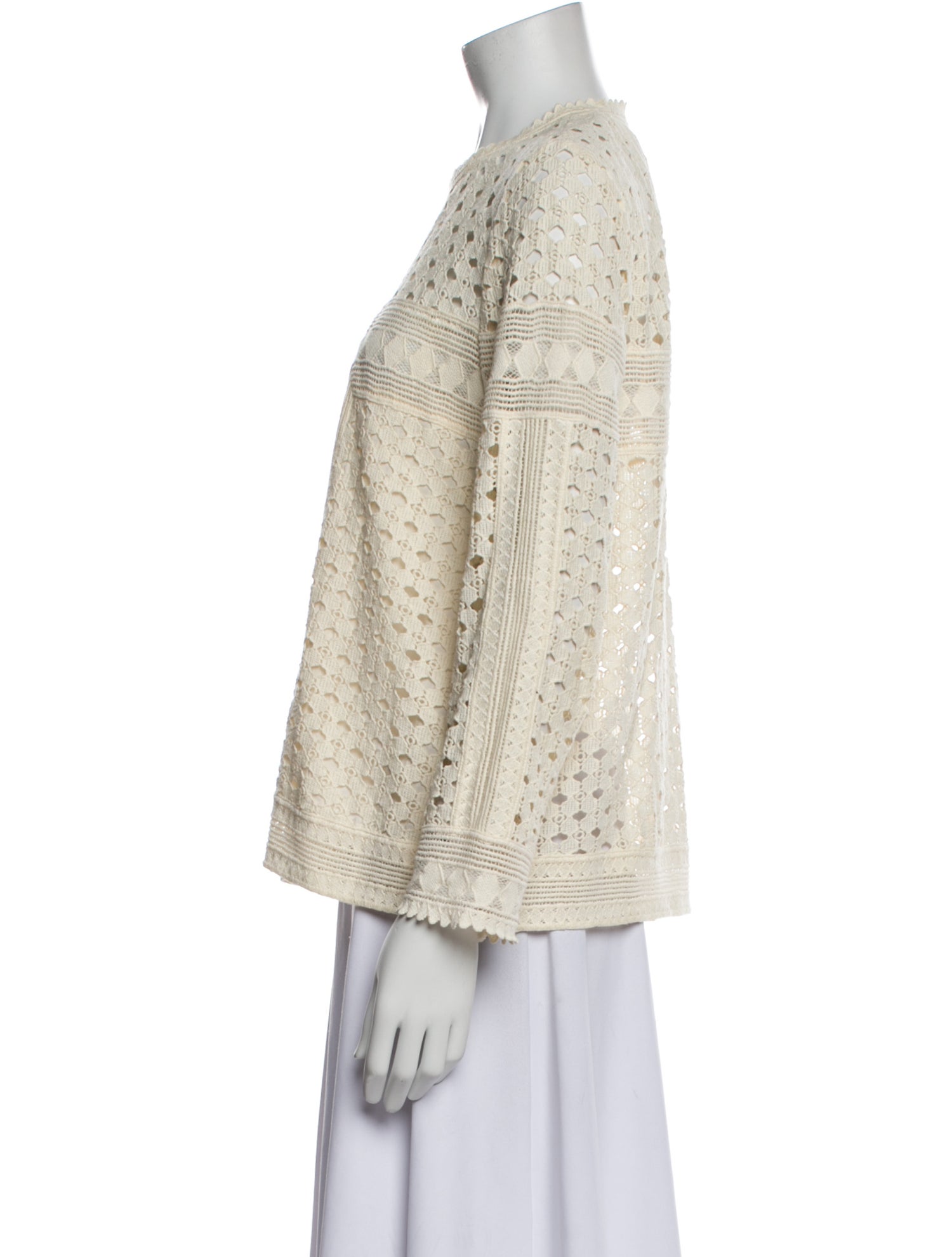 BA&SH Crew Neck Long Sleeve Top