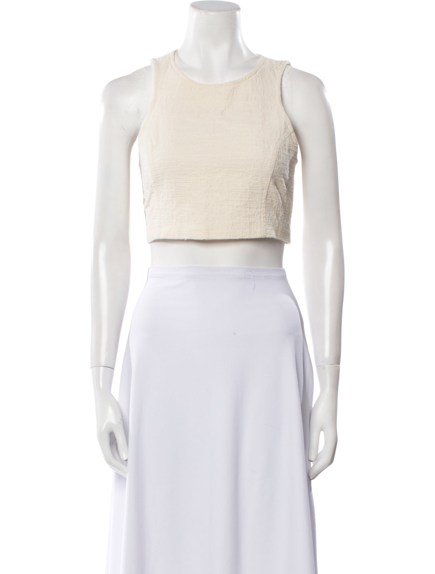 BA&SH Scoop Neck Sleeveless Crop Top