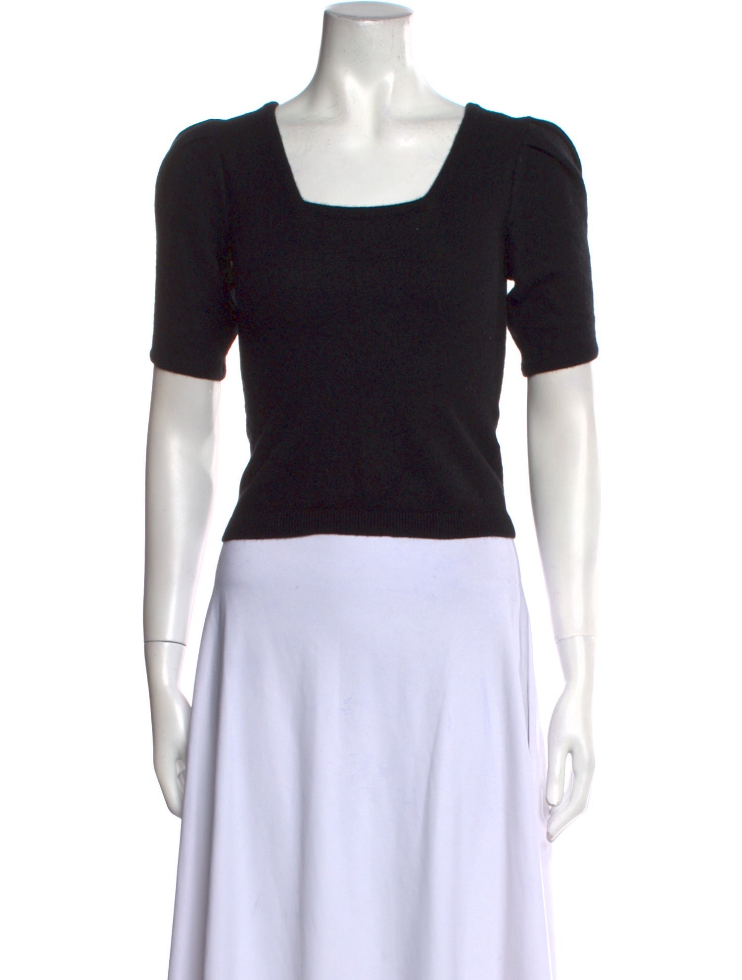 BA&SH Wool Square Neckline Crop Top