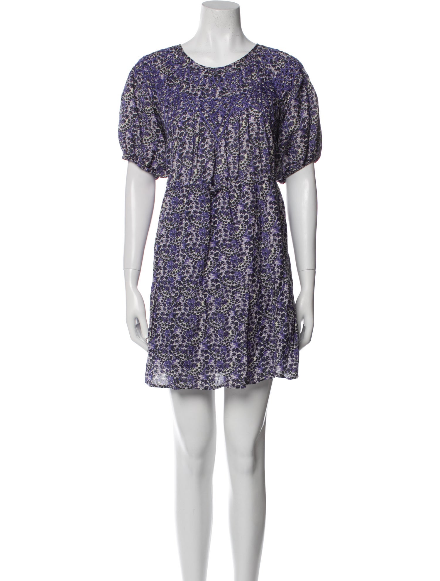 BA&SH Floral Print Mini Dress