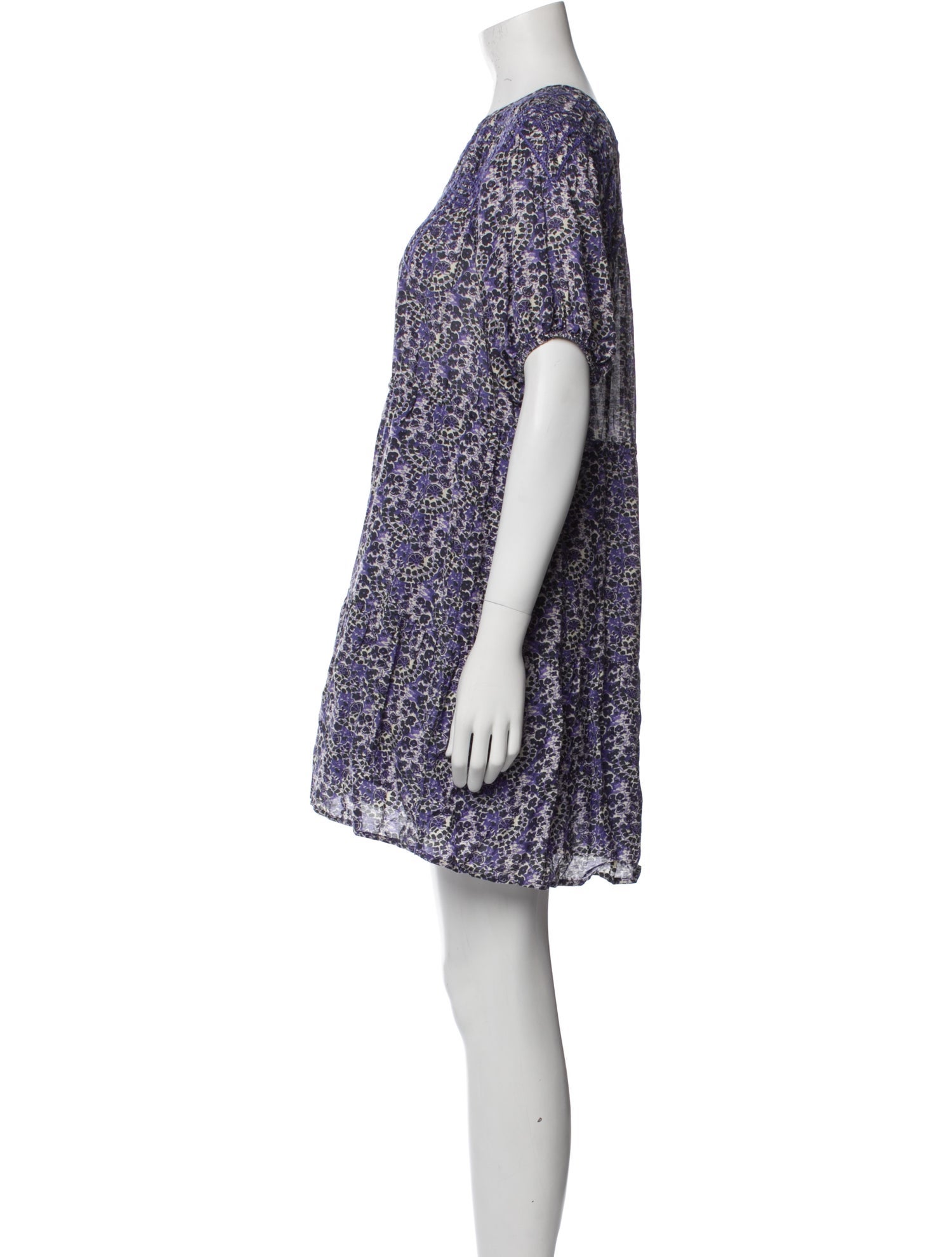 BA&SH Floral Print Mini Dress