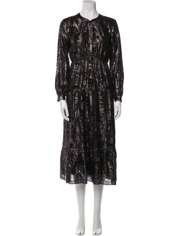 Ba&Sh Dresses Silk Midi Length Dress XS