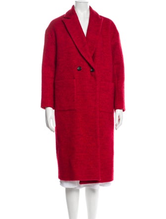 BA&SH Wool Faux Fur Coat