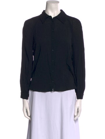 Ba&Sh Tops Long Sleeve Button-Up Top XS