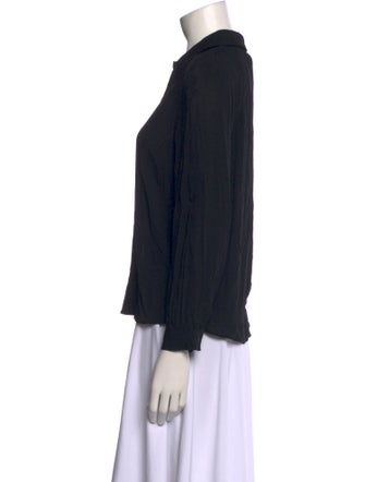 BA&SH Long Sleeve Button-Up Top