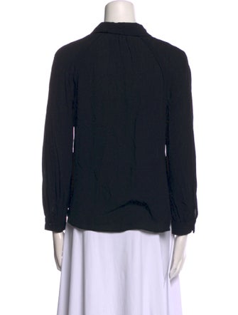 BA&SH Long Sleeve Button-Up Top