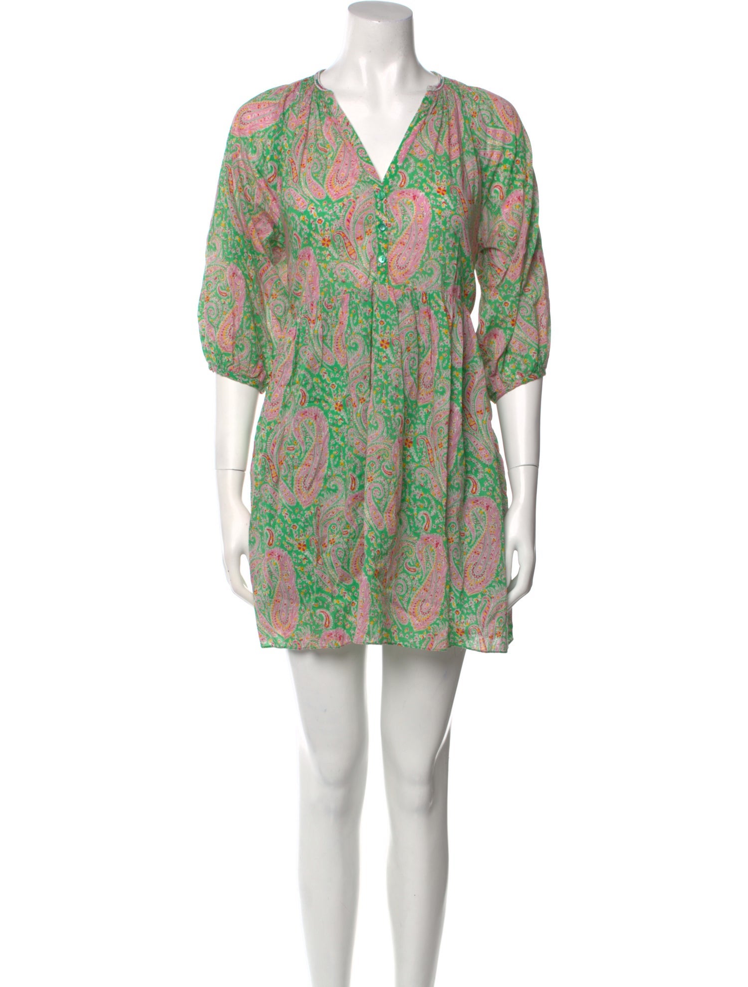 BA&SH Paisley Print Mini Dress