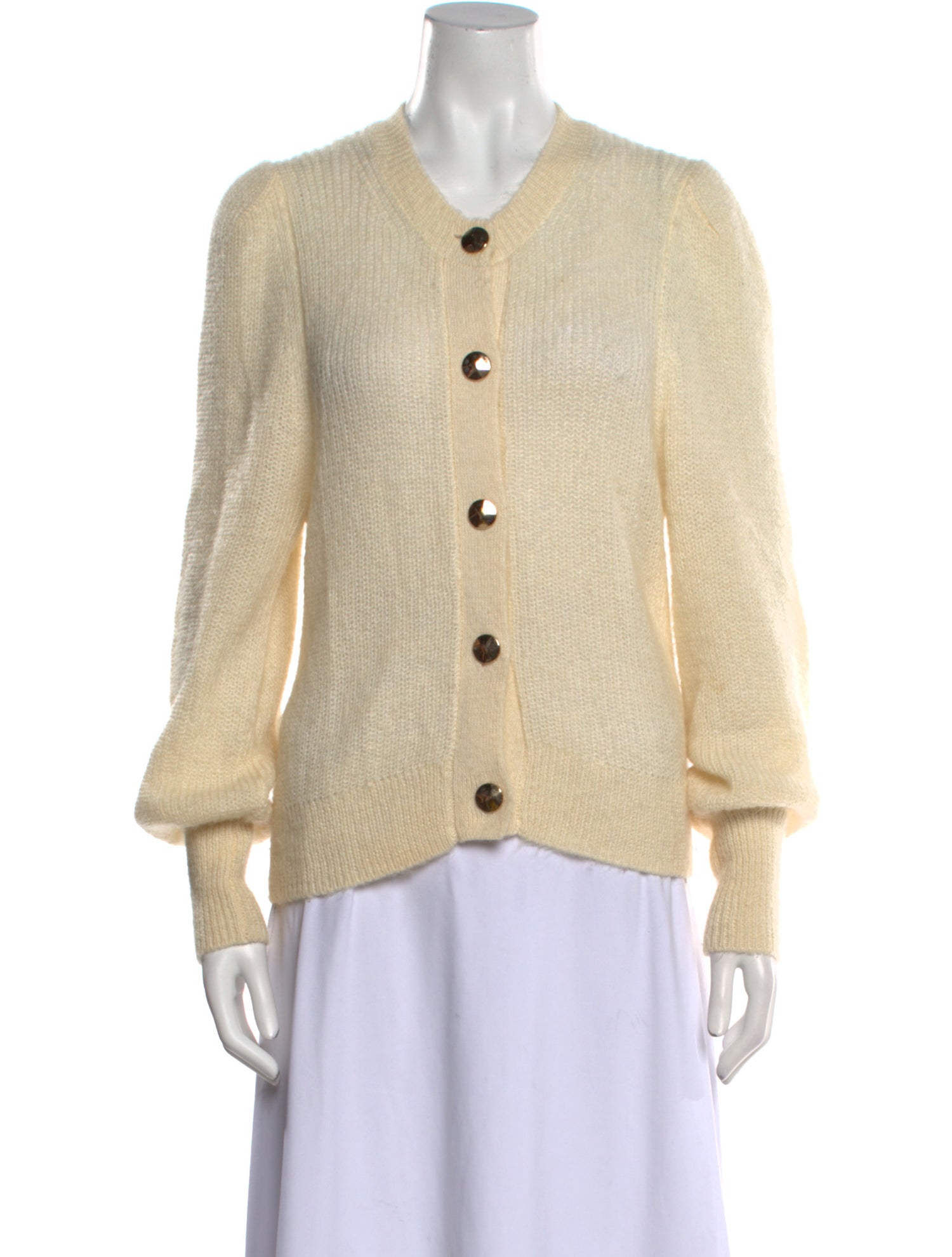 BA&SH Nylon V-Neck Sweater