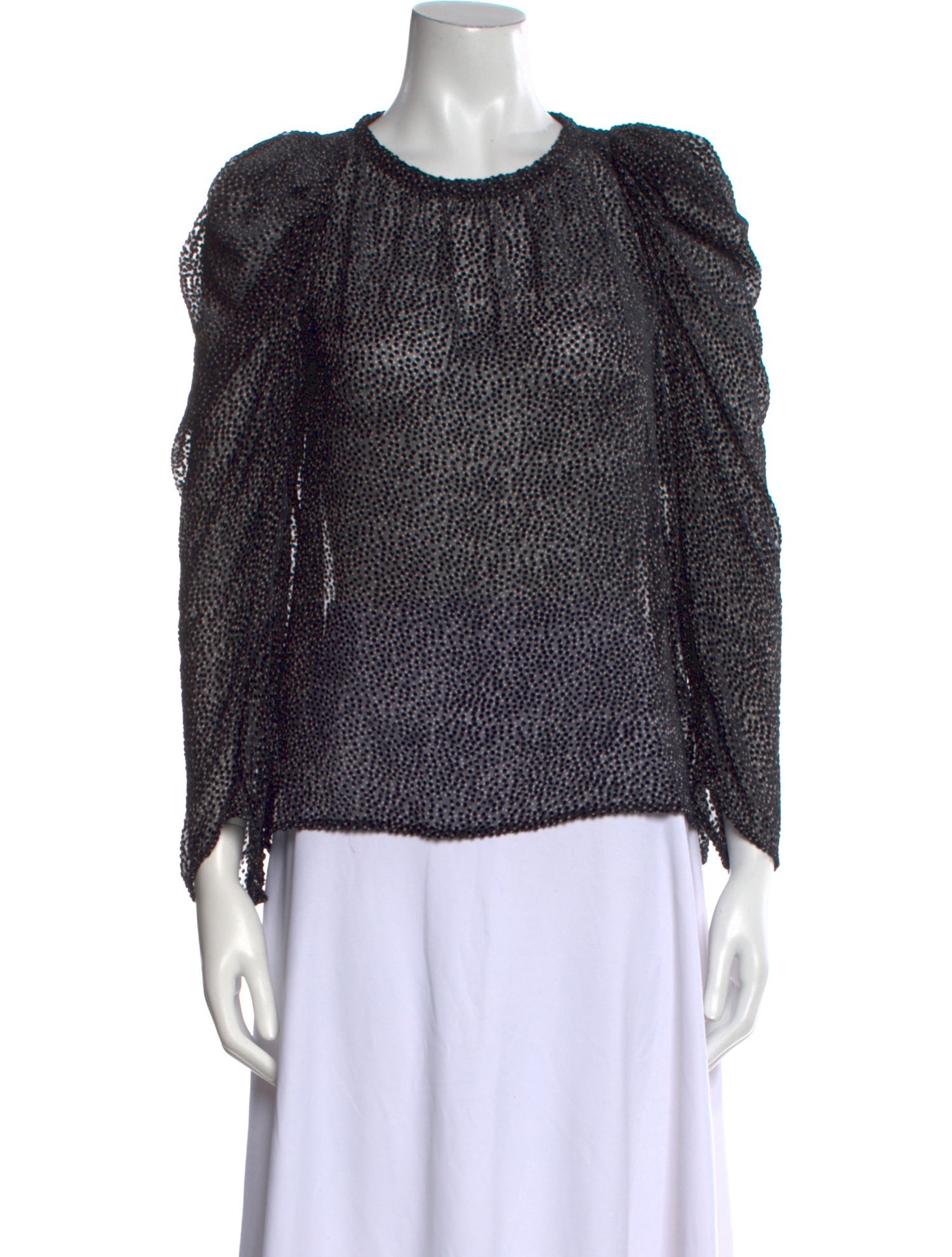 BA&SH Silk Printed Blouse