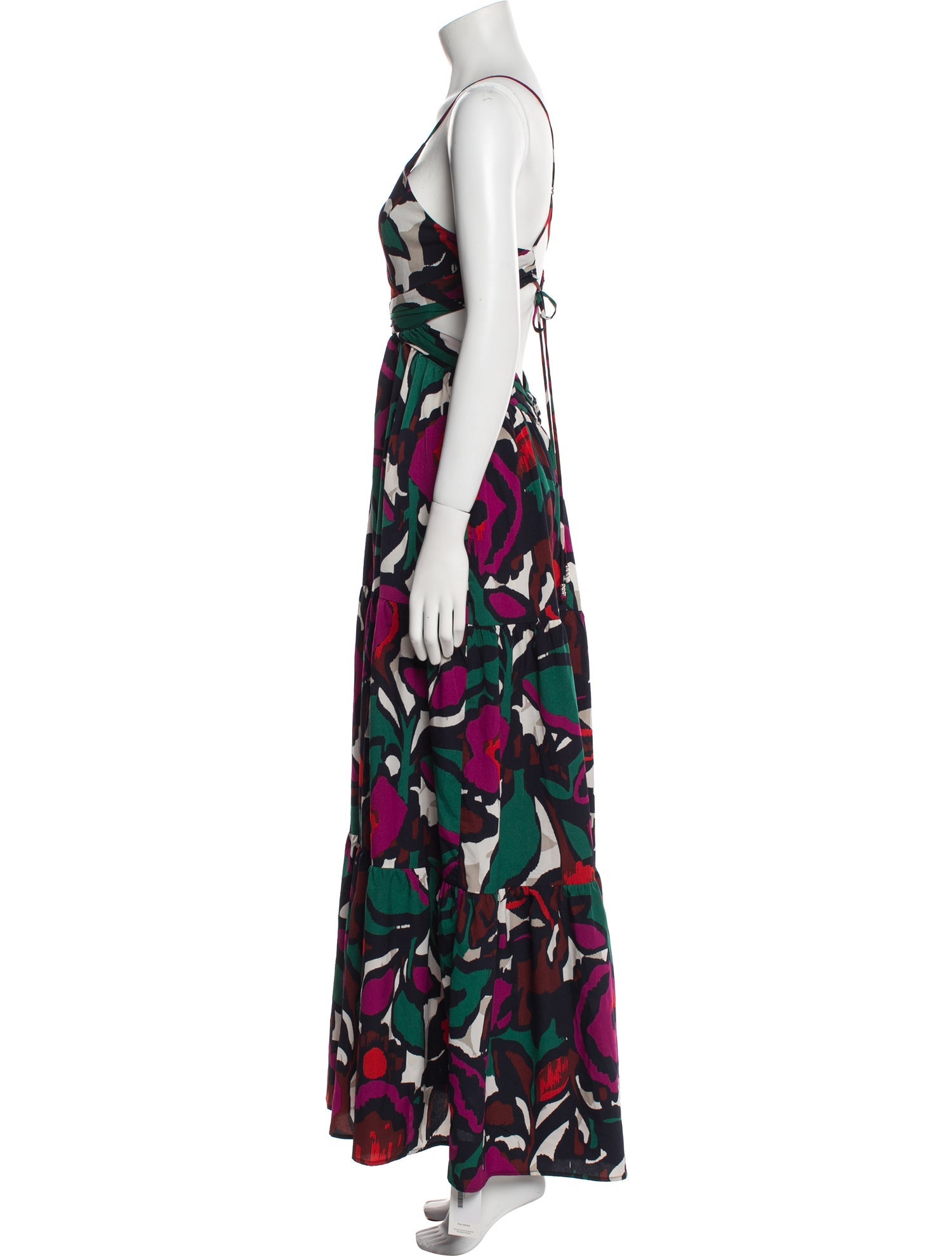 BA&SH Floral Print Long Dress w/ Tags