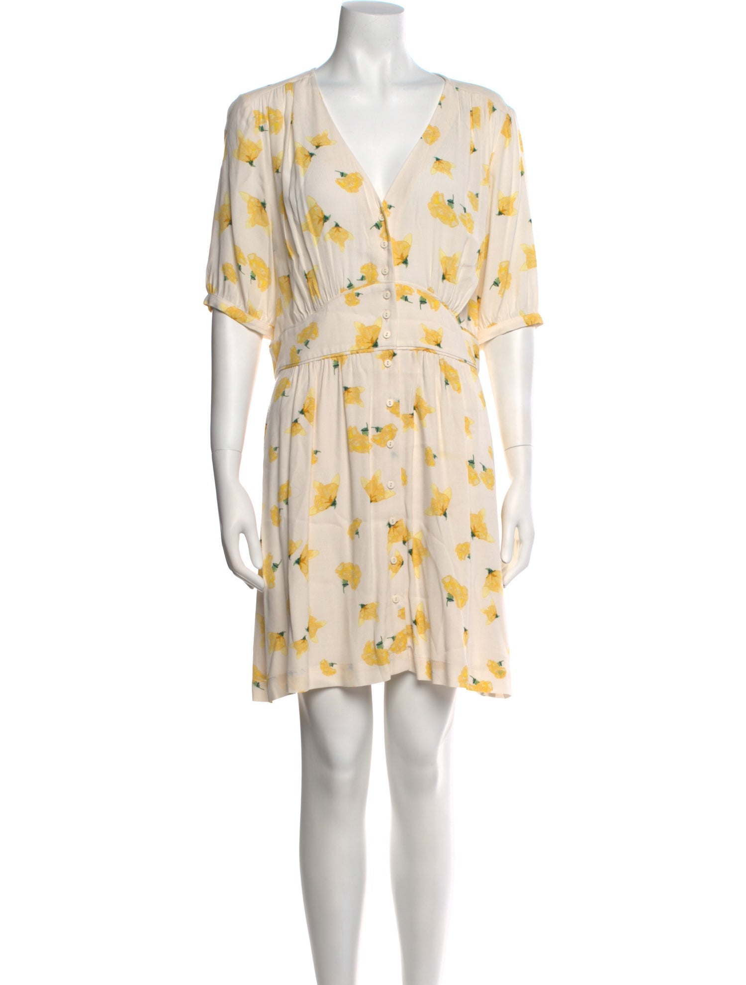 BA&SH Floral Print Mini Dress