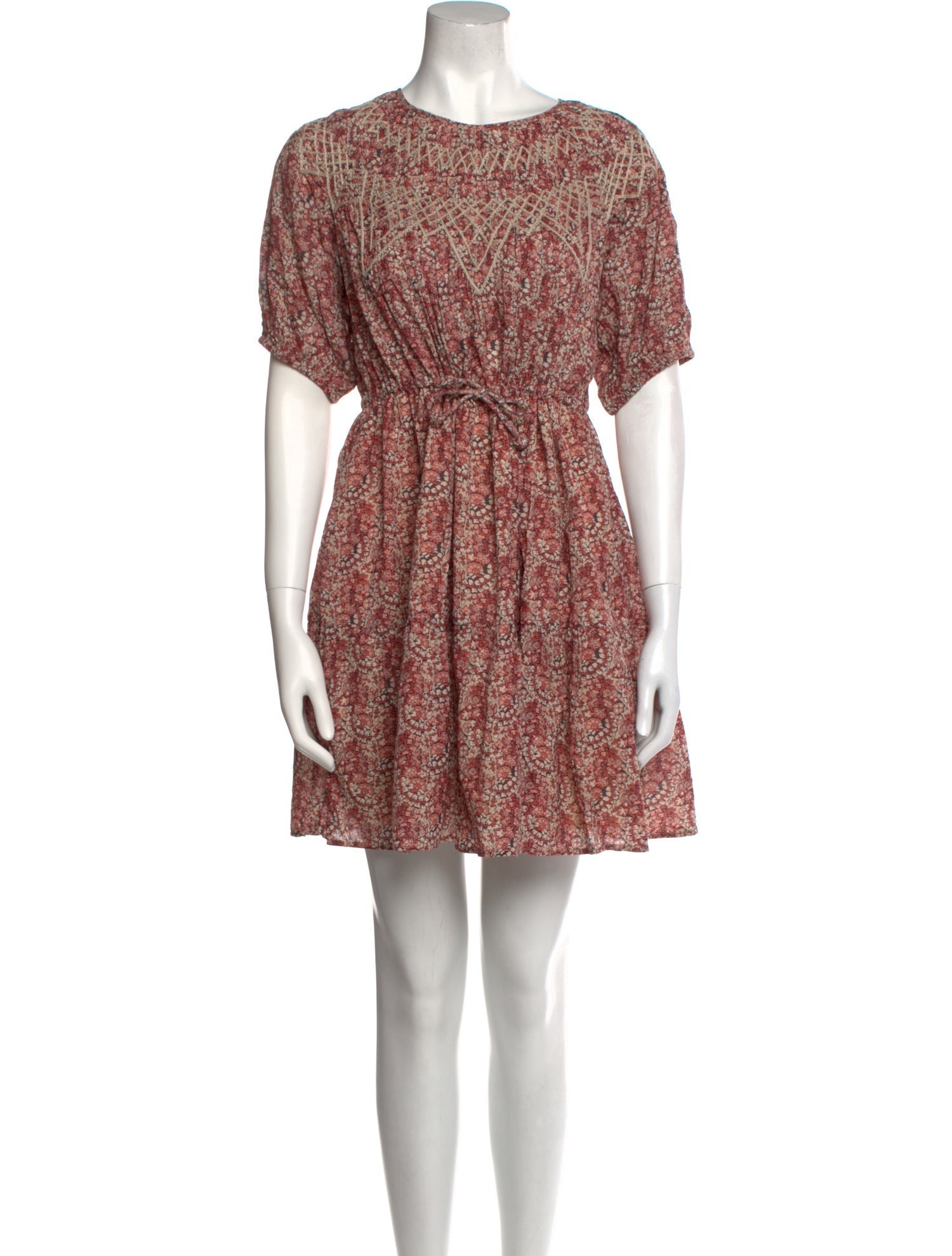 BA&SH Printed Mini Dress