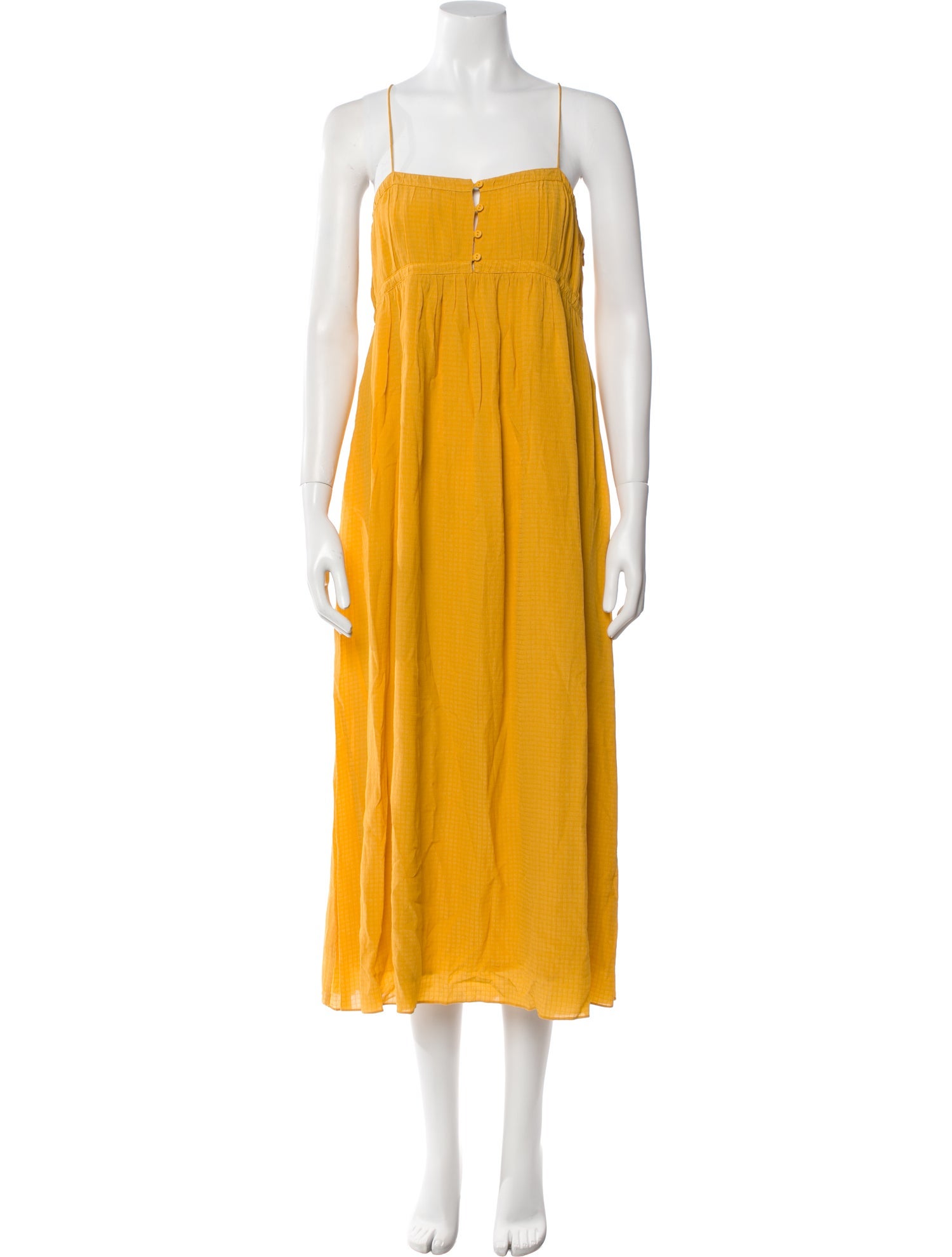 BA&SH Square Neckline Long Dress