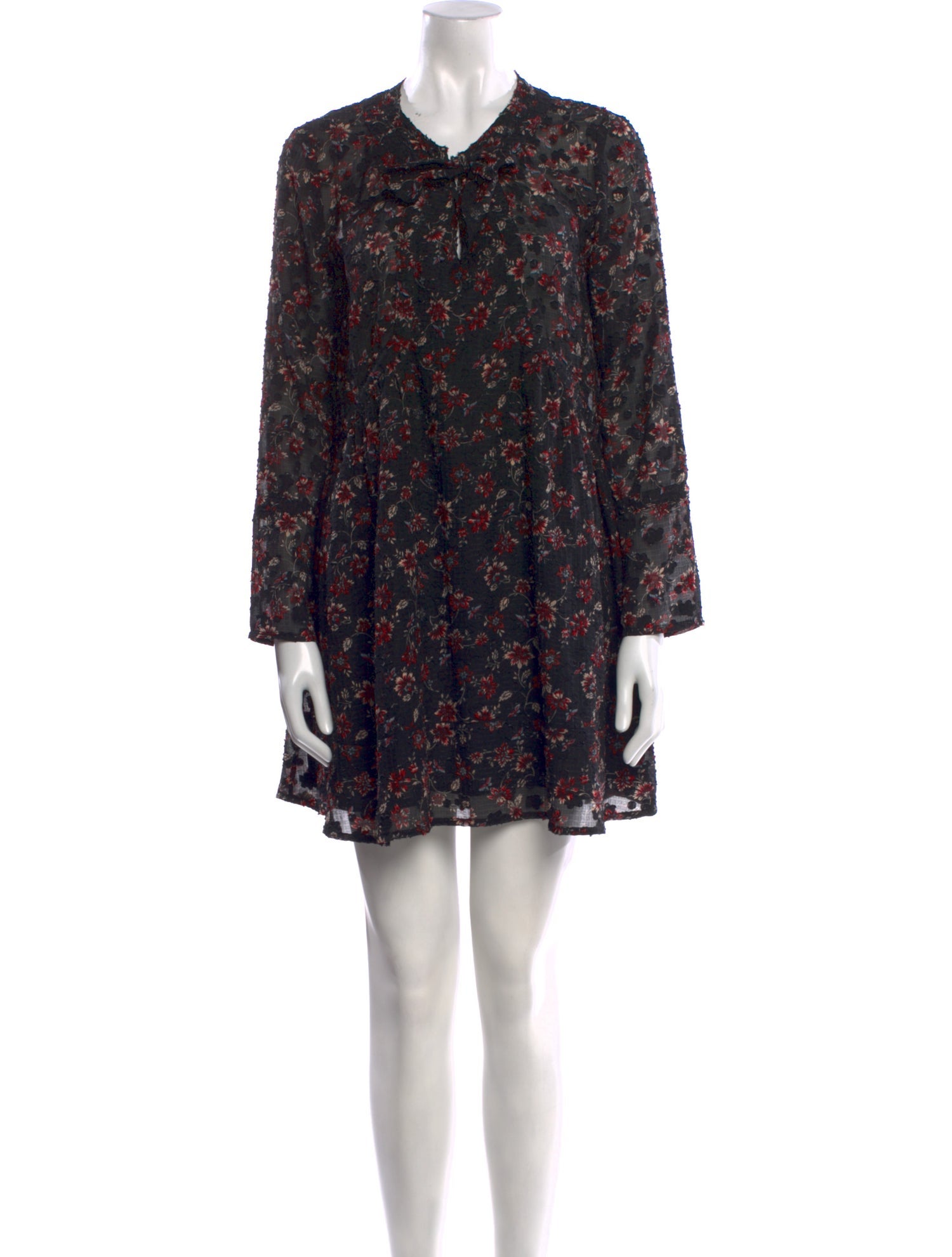 BA&SH Floral Print Mini Dress