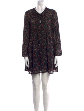 BA&SH Floral Print Mini Dress