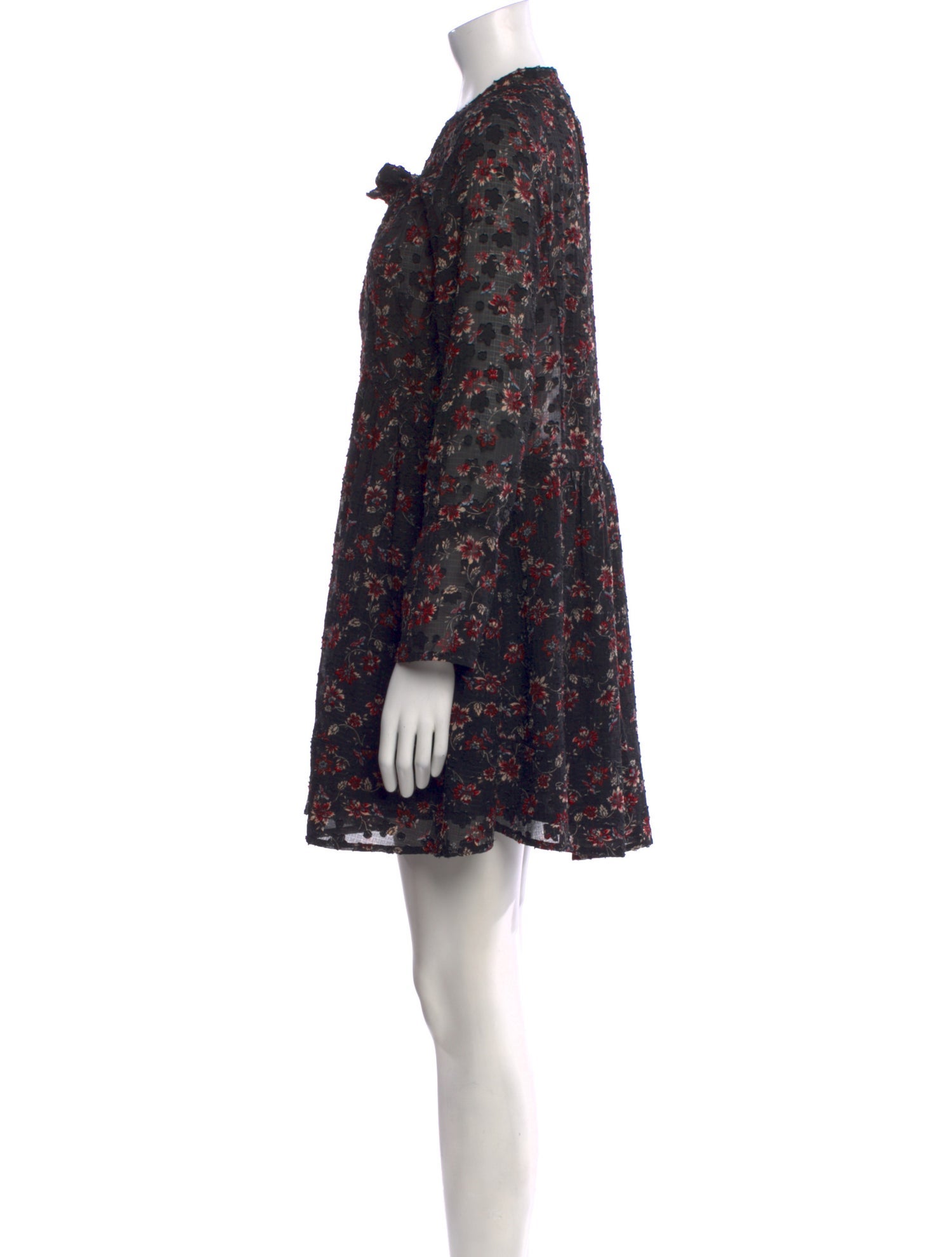BA&SH Floral Print Mini Dress