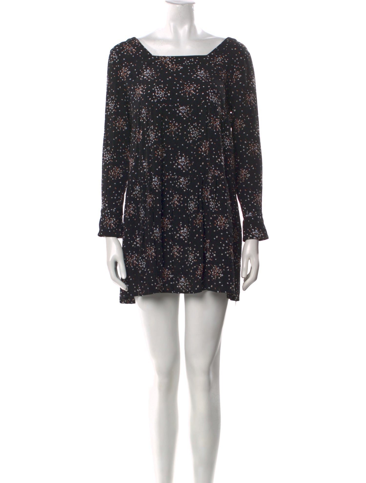 BA&SH Floral Print Mini Dress