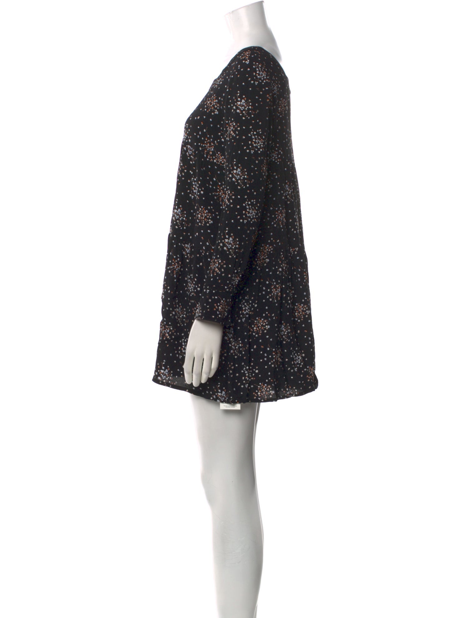 BA&SH Floral Print Mini Dress