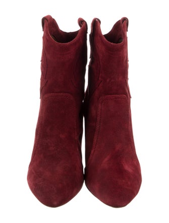 BA&SH Suede Western Boots