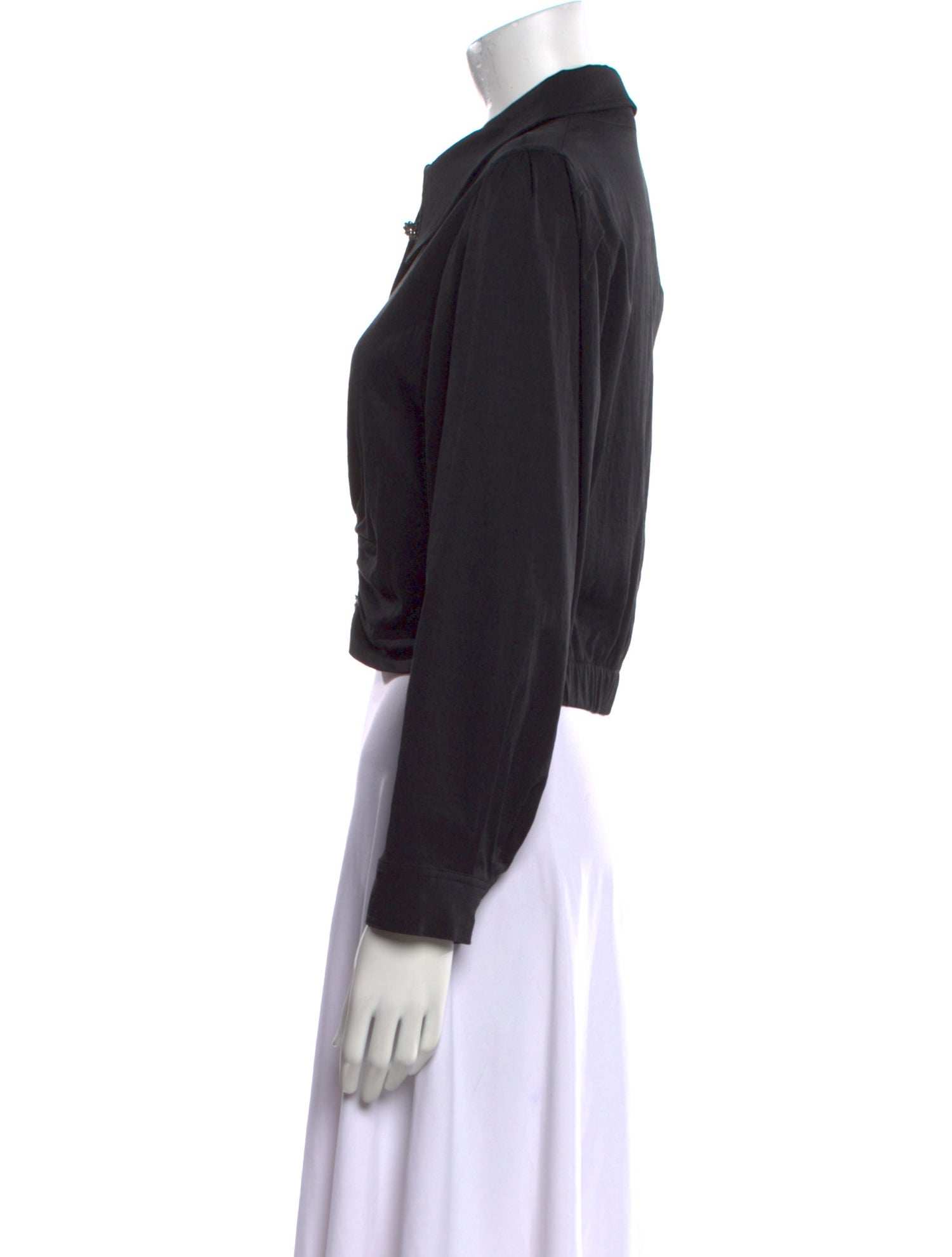 BA&SH Long Sleeve Crop Top