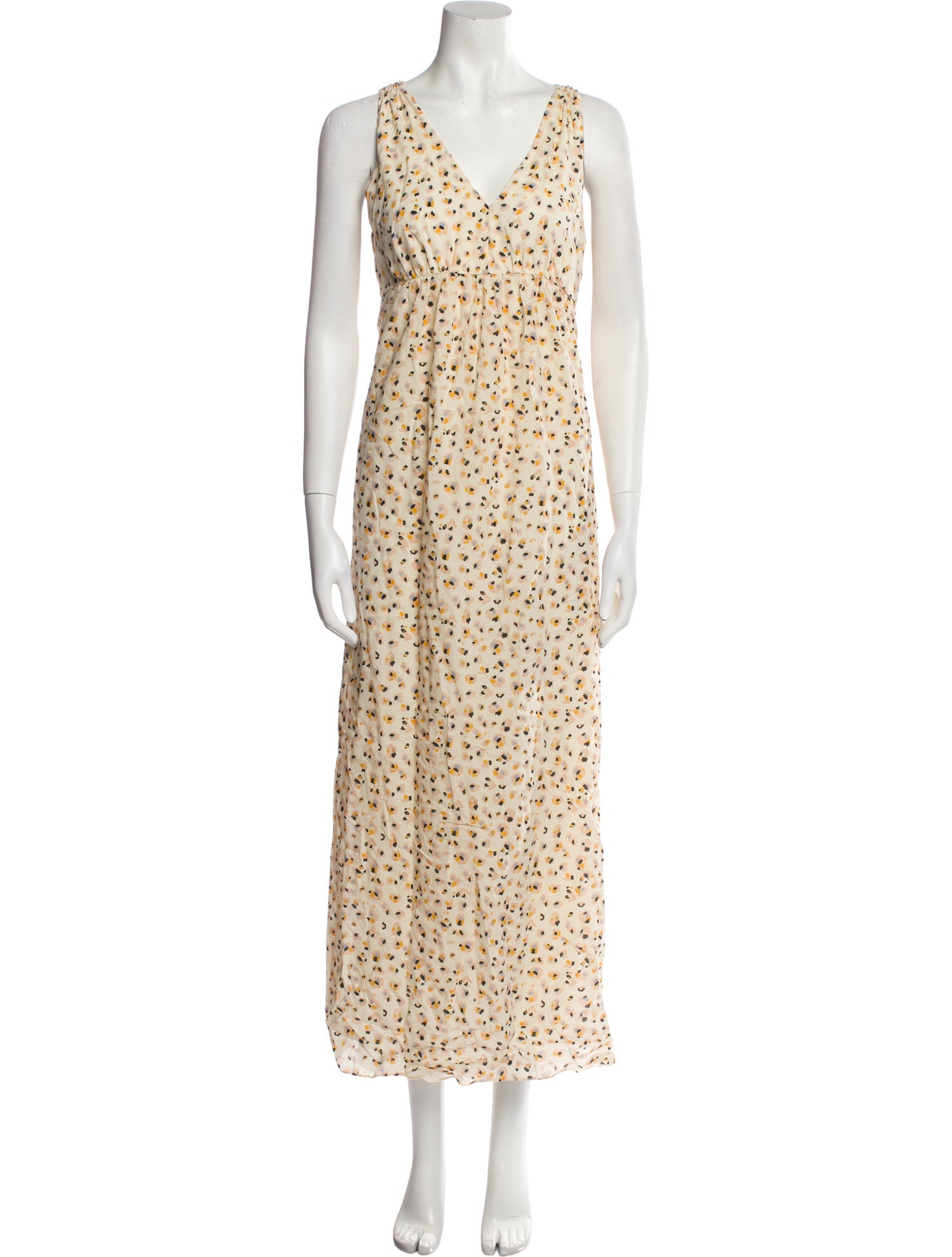 BA&SH Printed Long Dress