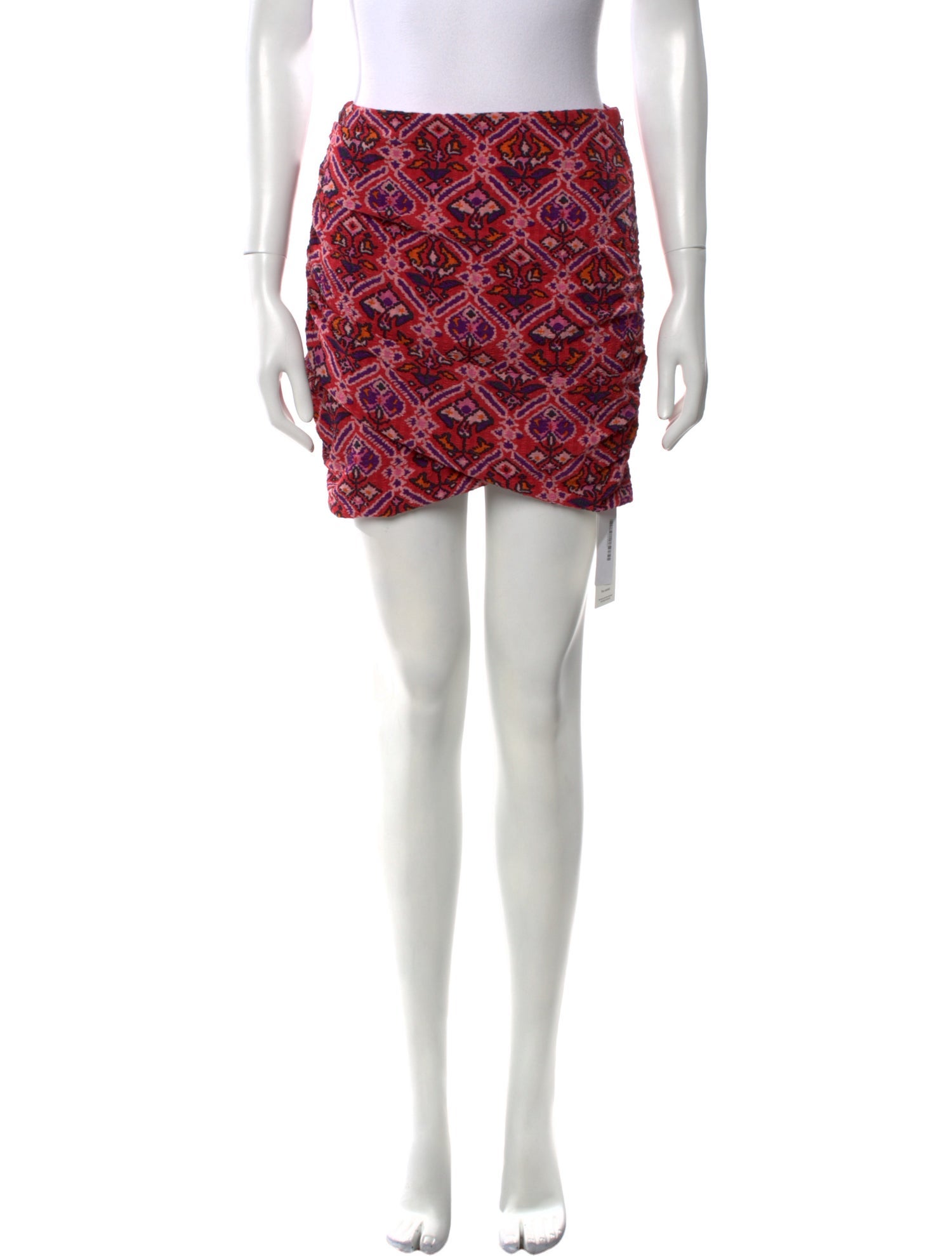 BA&SH Printed Mini Skirt