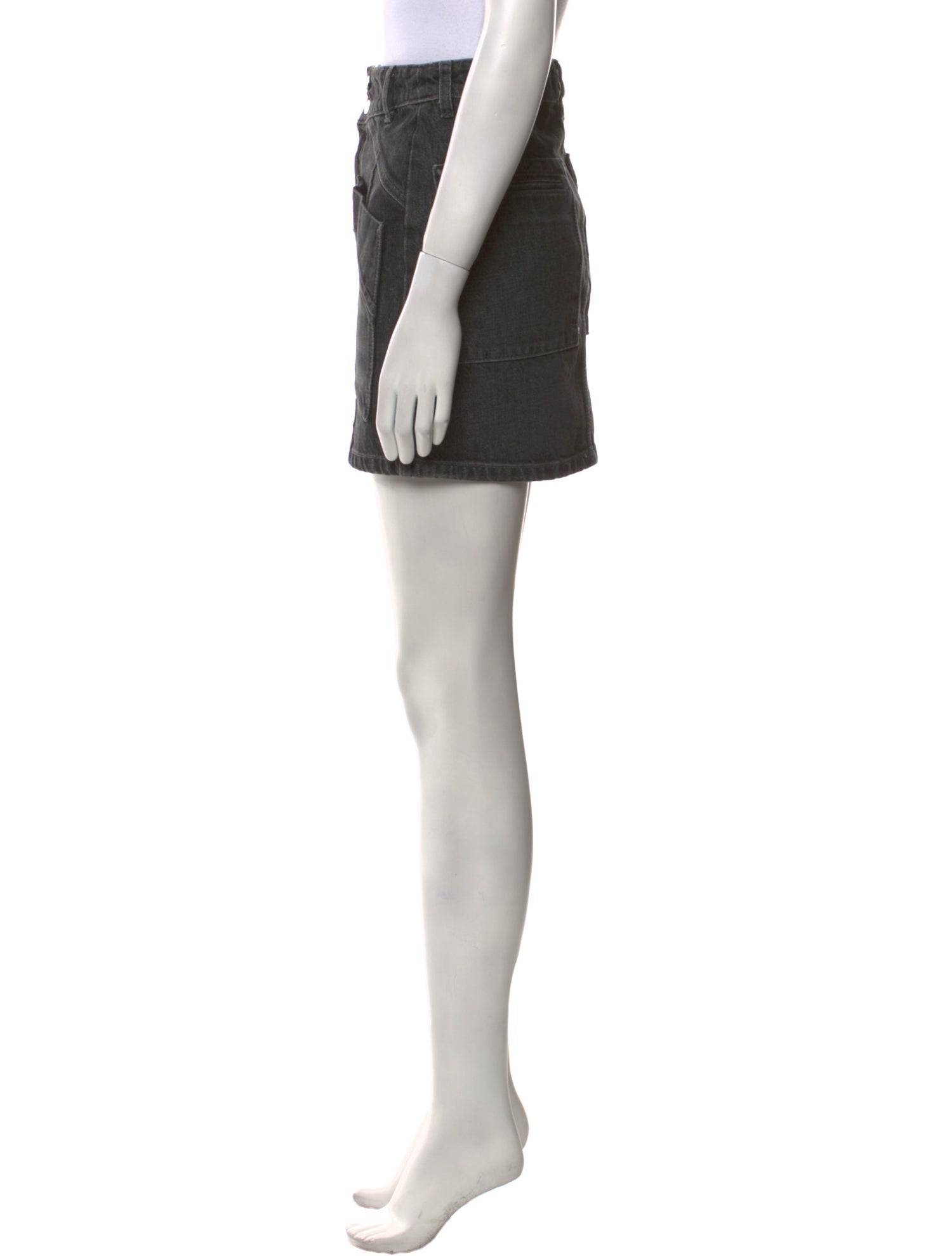 BA&SH Eyelet Trim Mini Skirt