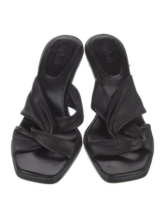 BA&SH Leather Slides