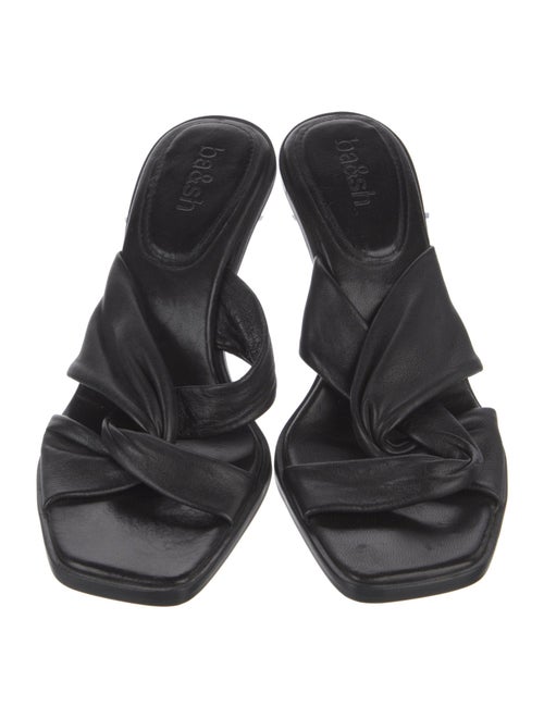 BA&SH Leather Slides