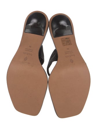 BA&SH Leather Slides