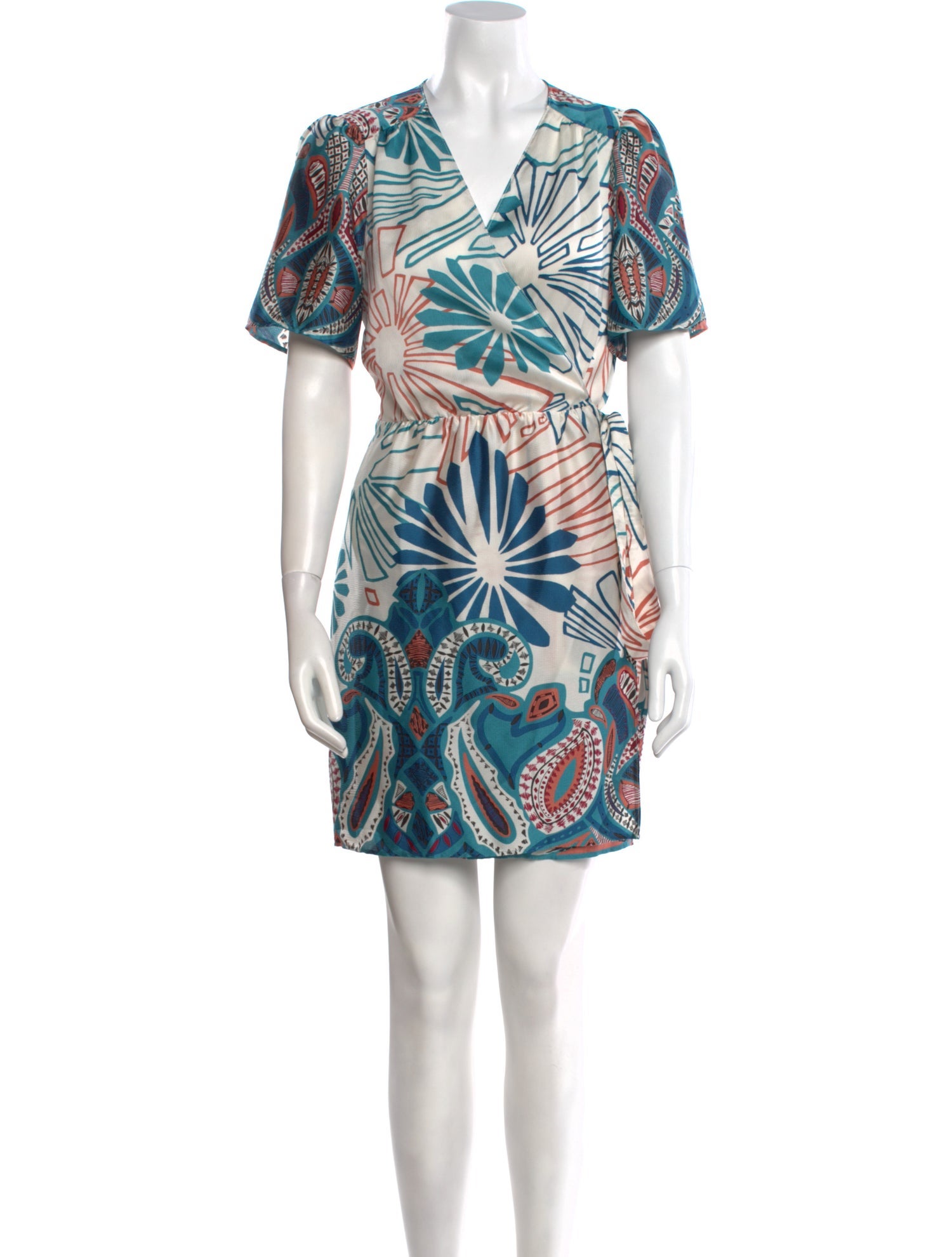 BA&SH Printed Mini Dress