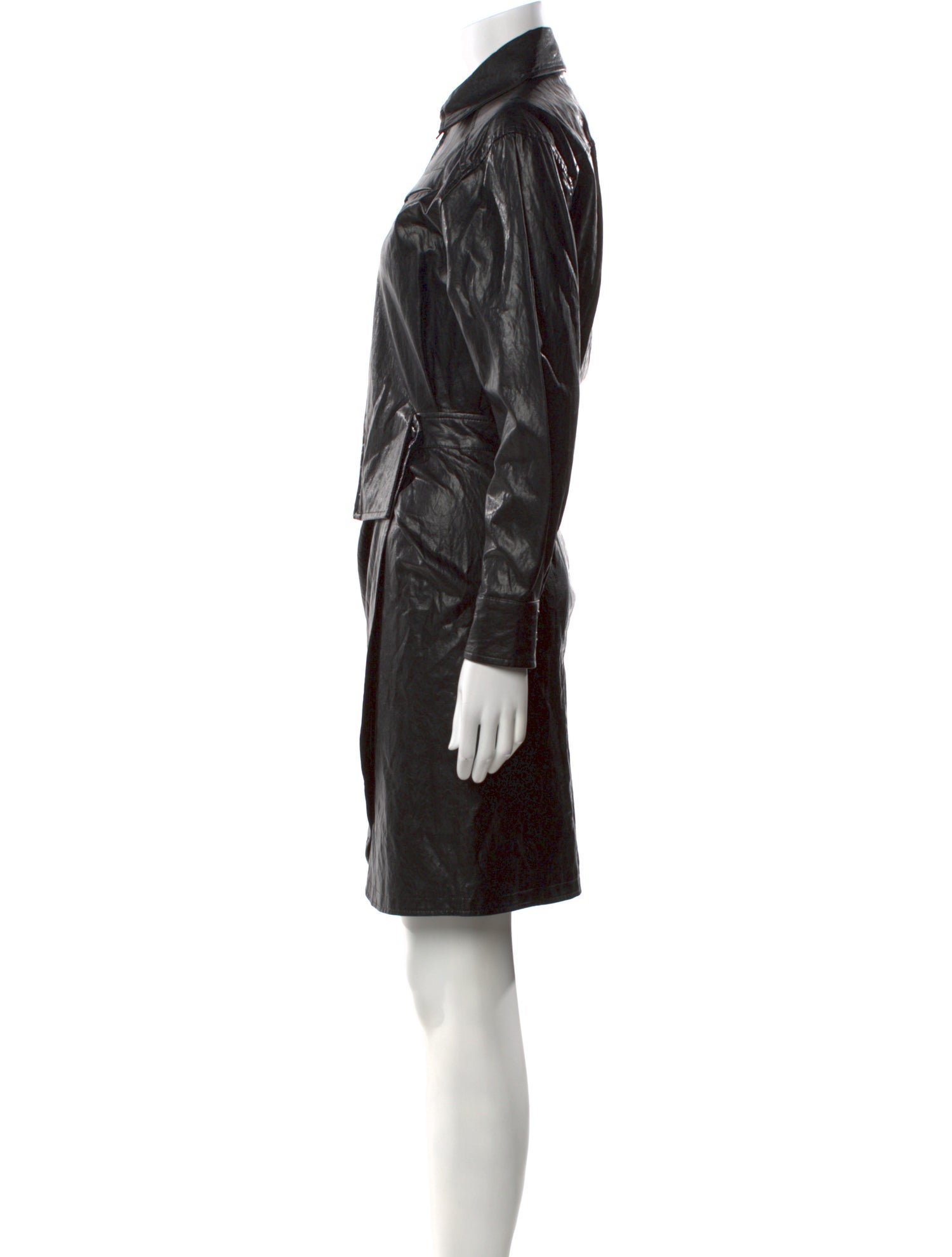 BA&SH Faux Leather Mini Dress w/ Tags