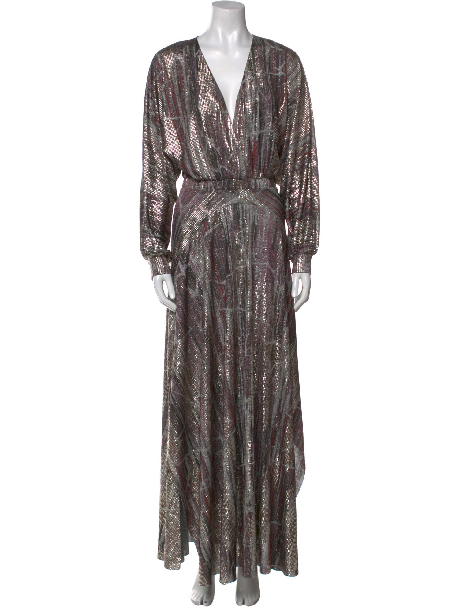 BA&SH Printed Long Dress w/ Tags