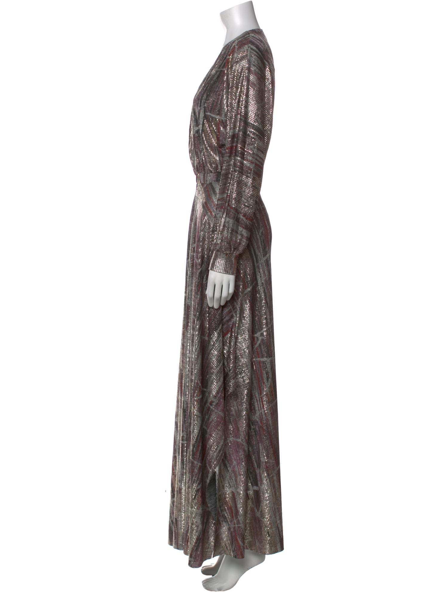 BA&SH Printed Long Dress w/ Tags