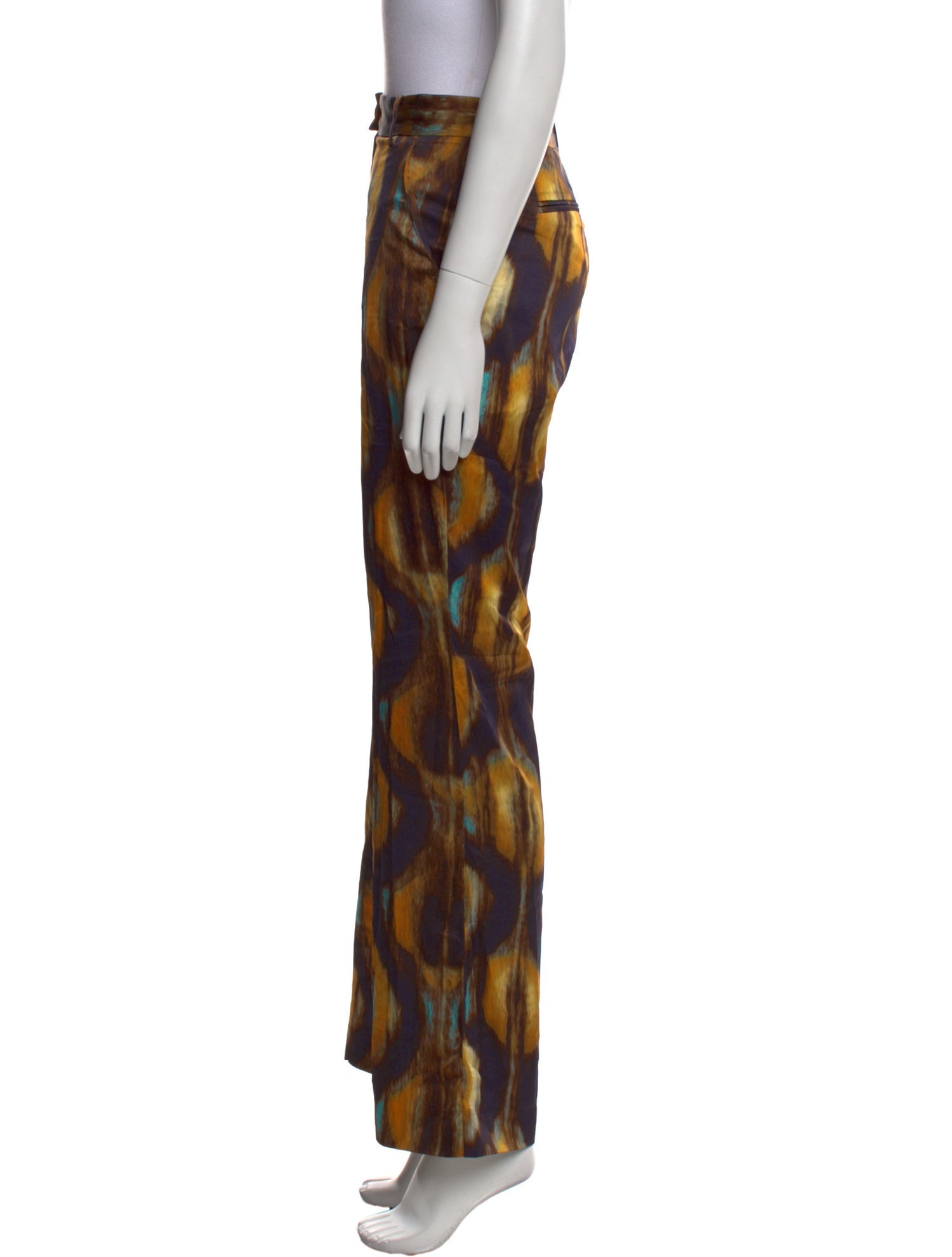 BA&SH Tie-Dye Print Wide Leg Pants w/ Tags