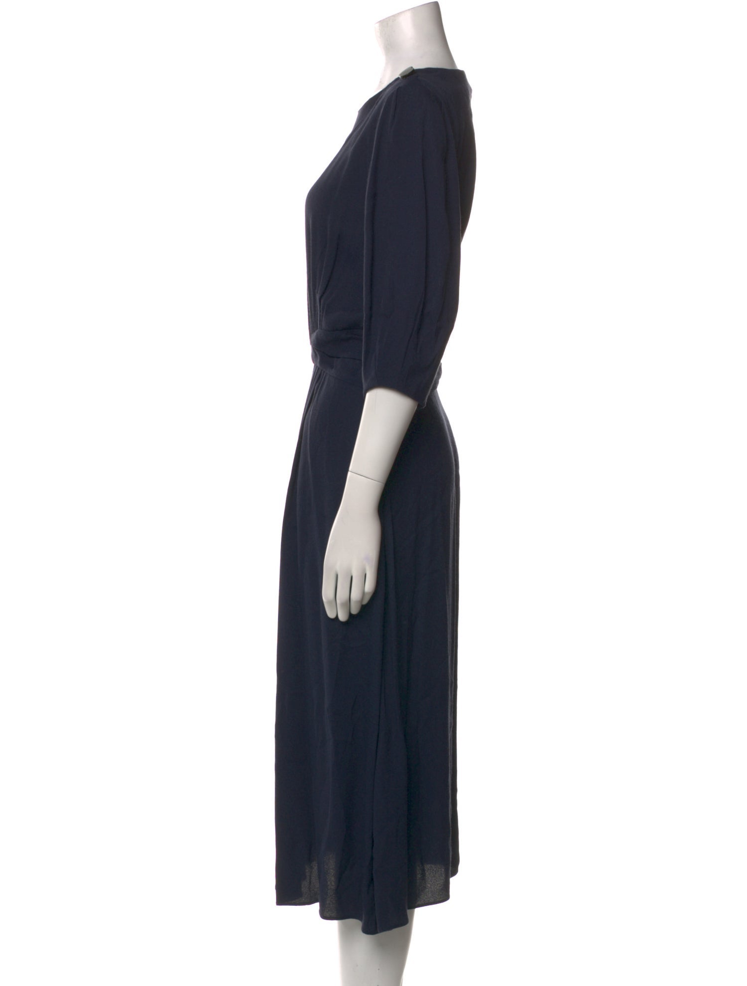 BA&SH Crew Neck Midi Length Dress