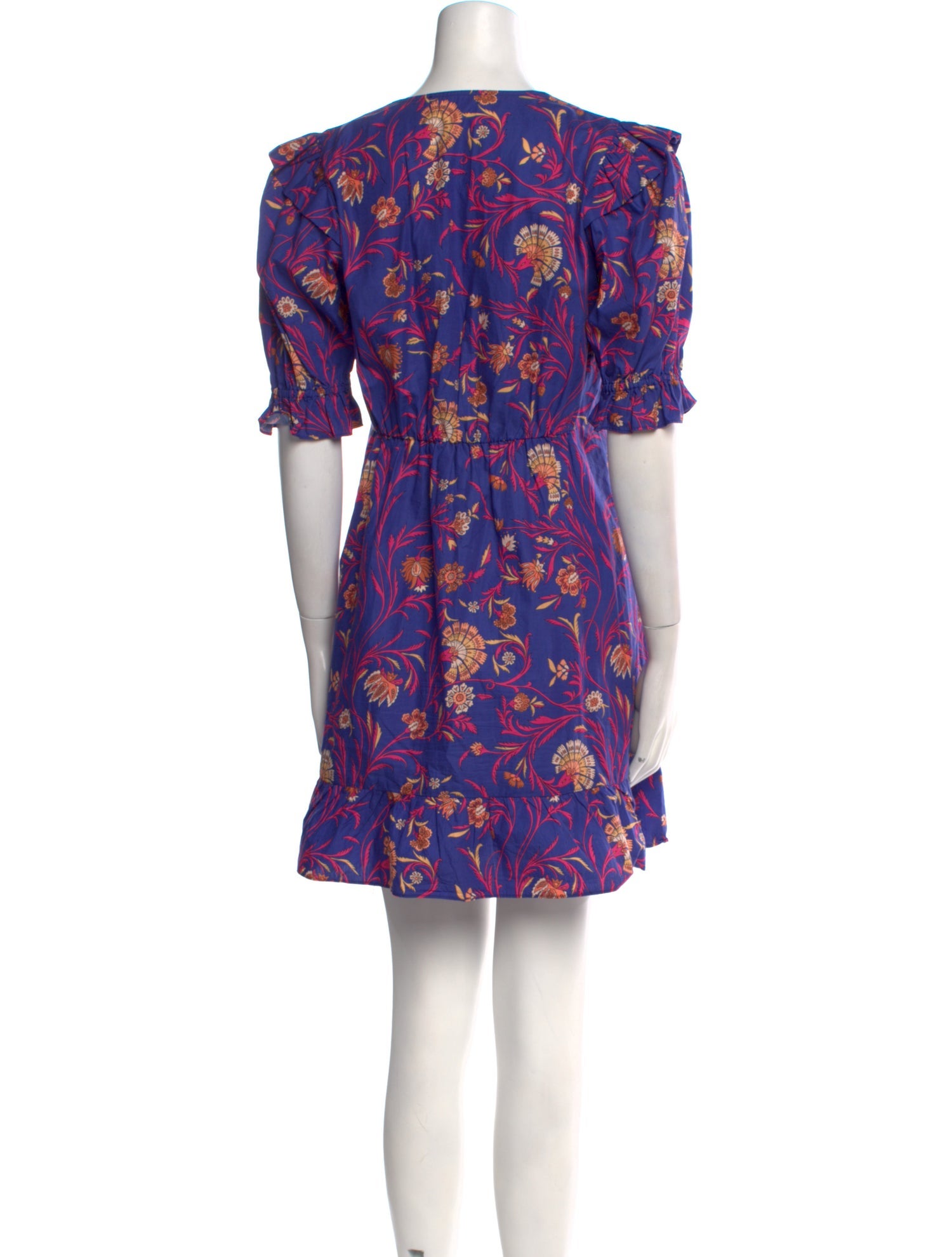 BA&SH Floral Print Mini Dress