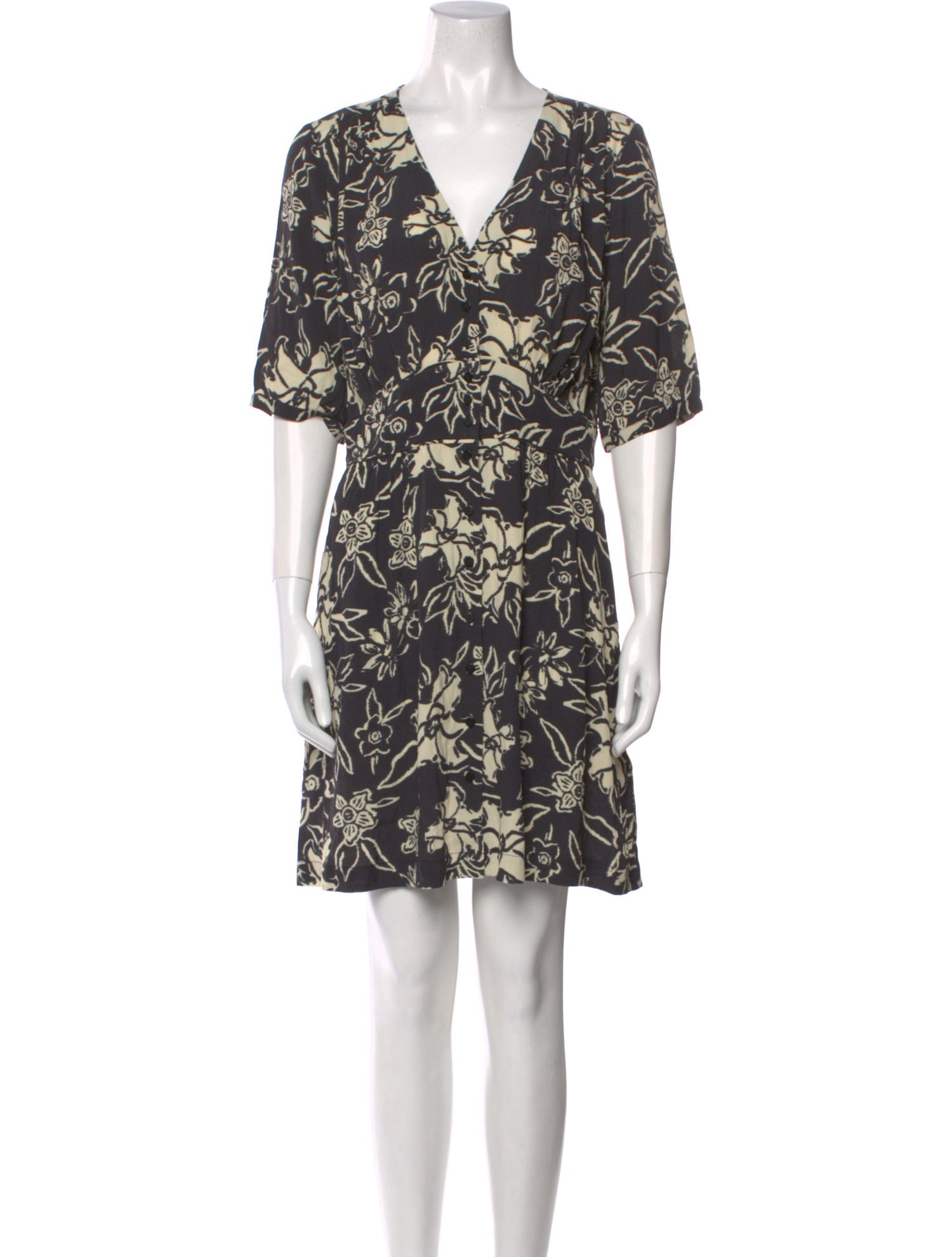 BA&SH Printed Mini Dress