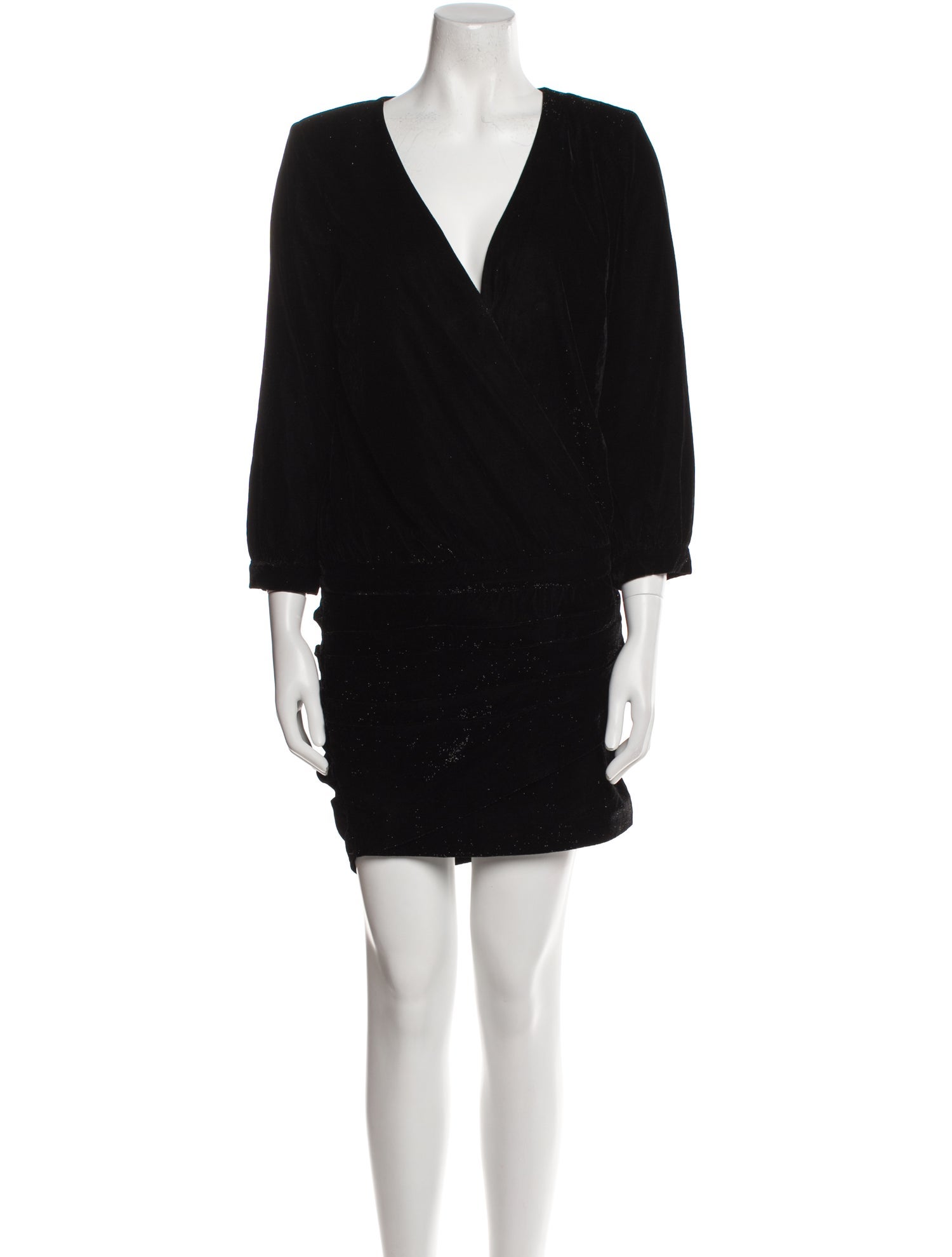 BA&SH V-Neck Mini Dress