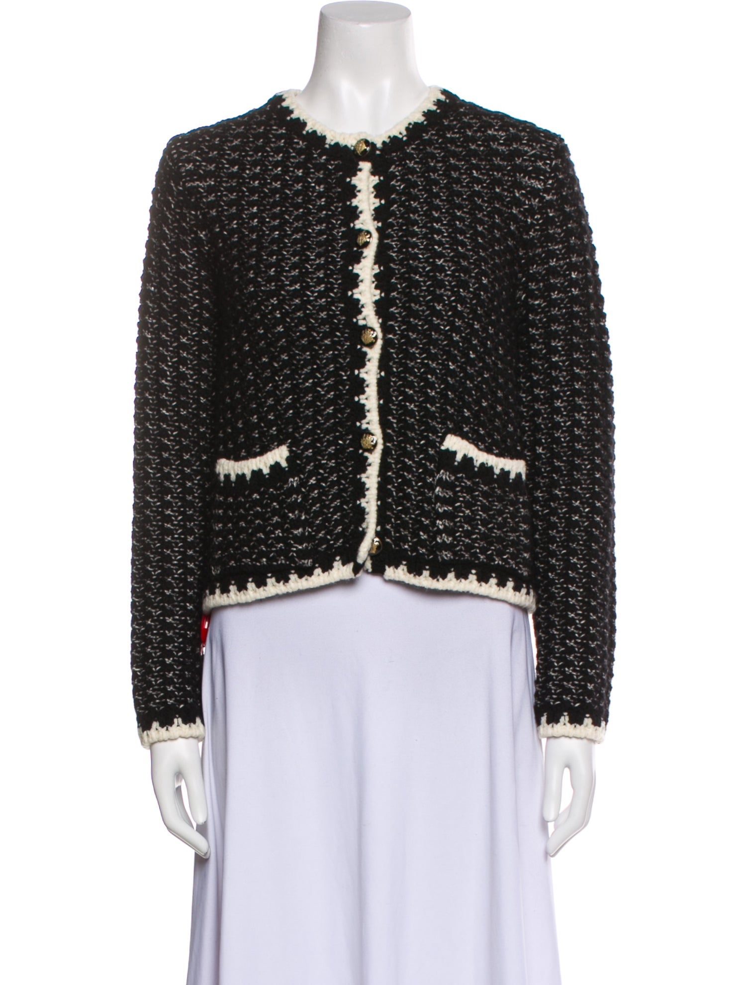 BA&SH Wool Printed Evening Jacket w/ Tags