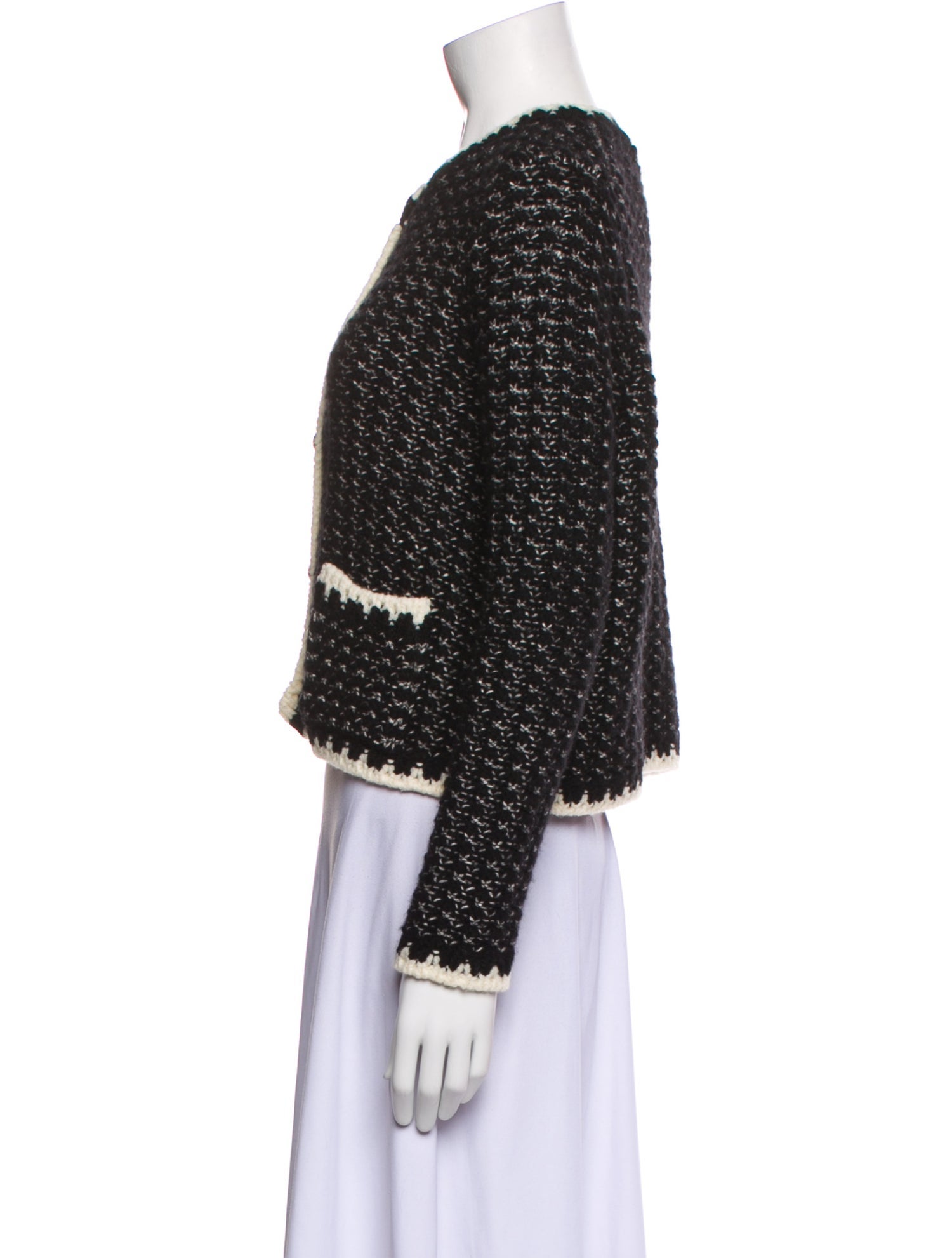 BA&SH Wool Printed Evening Jacket w/ Tags