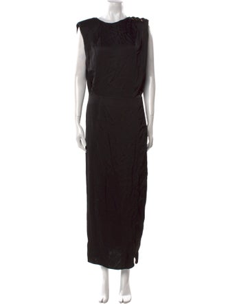 BA&SH Silk Long Dress