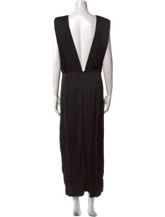 BA&SH Silk Long Dress