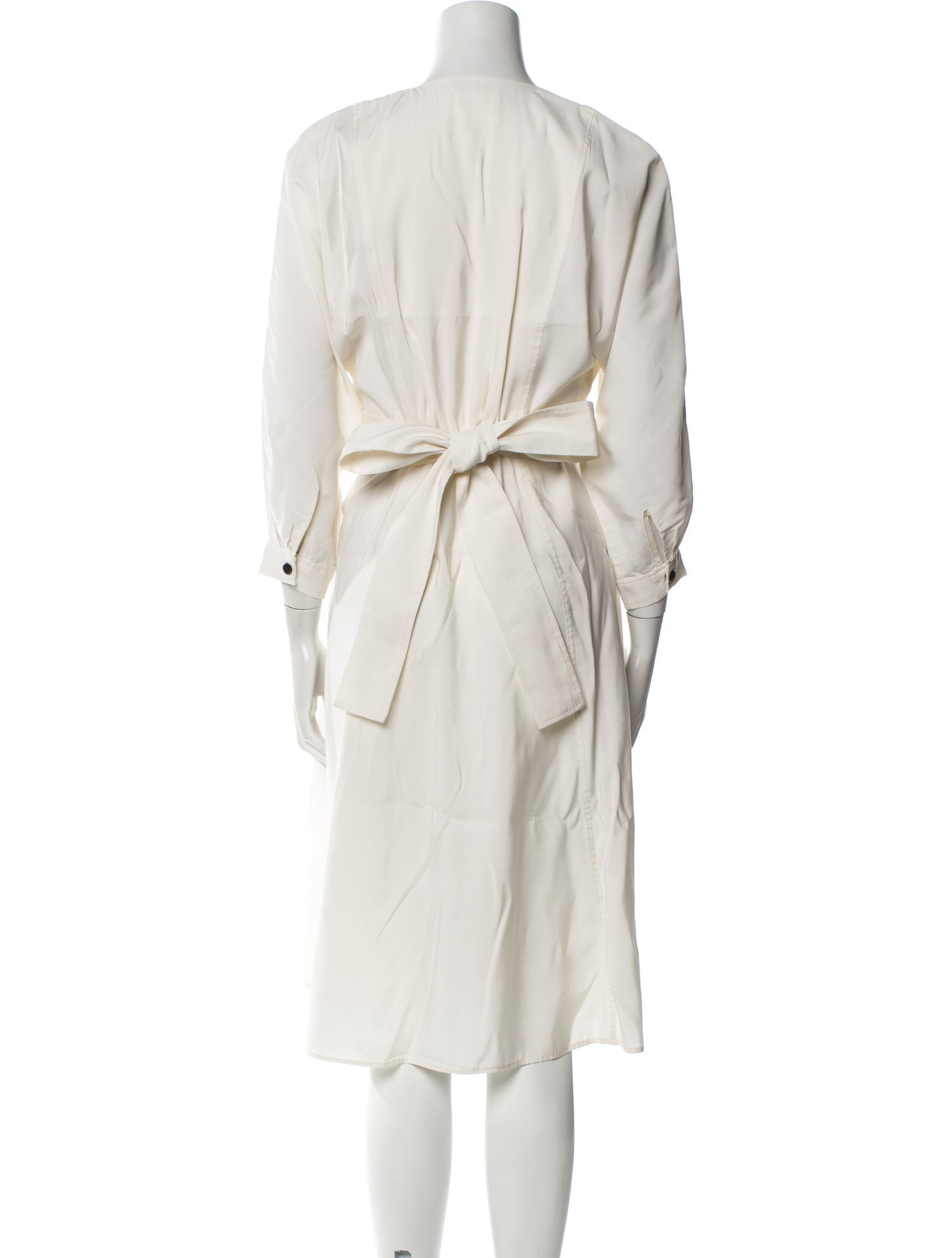 BA&SH V-Neck Midi Length Dress